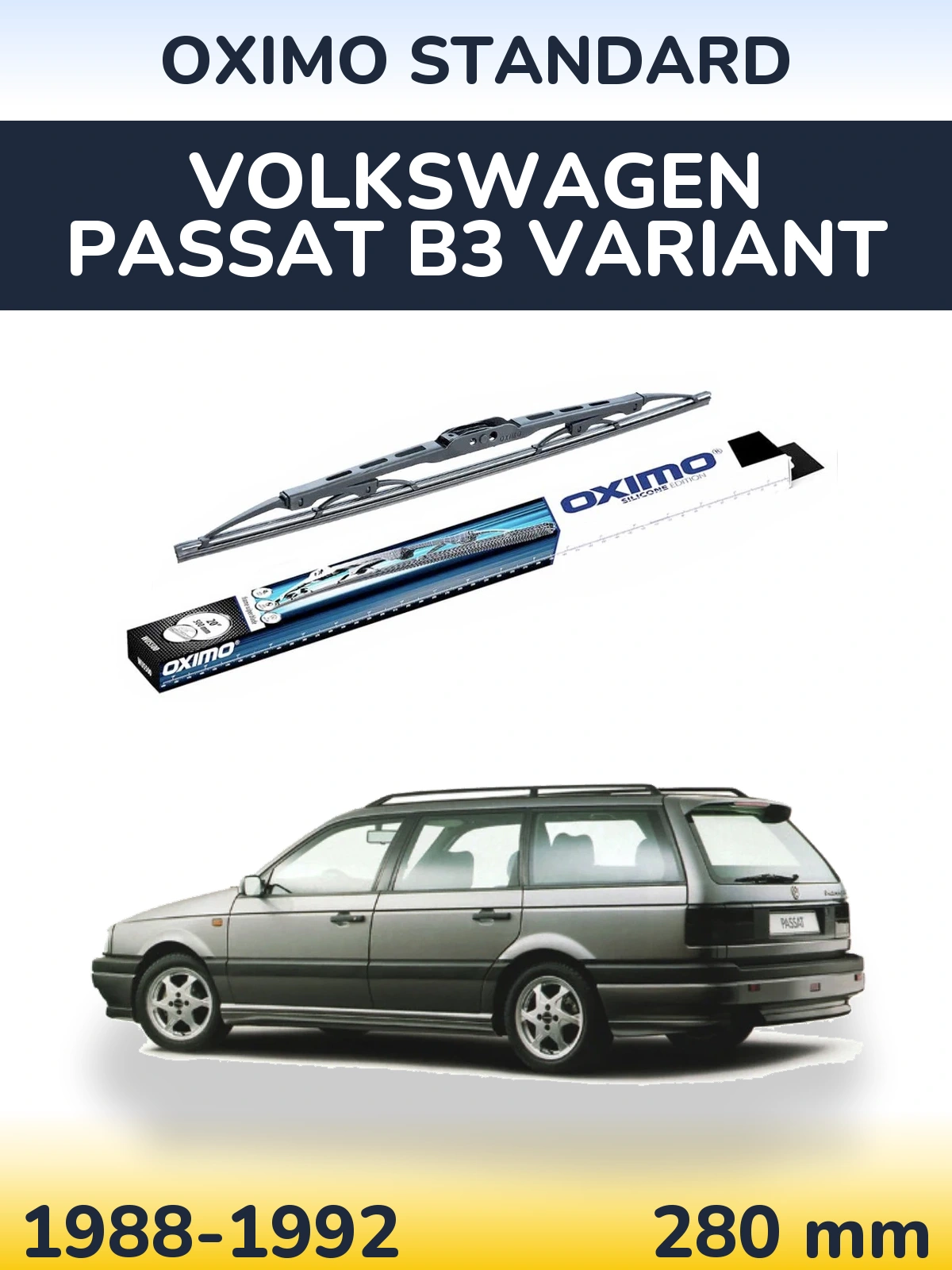 Torkarblad Oximo Standard för Volkswagen Passat B3 Variant