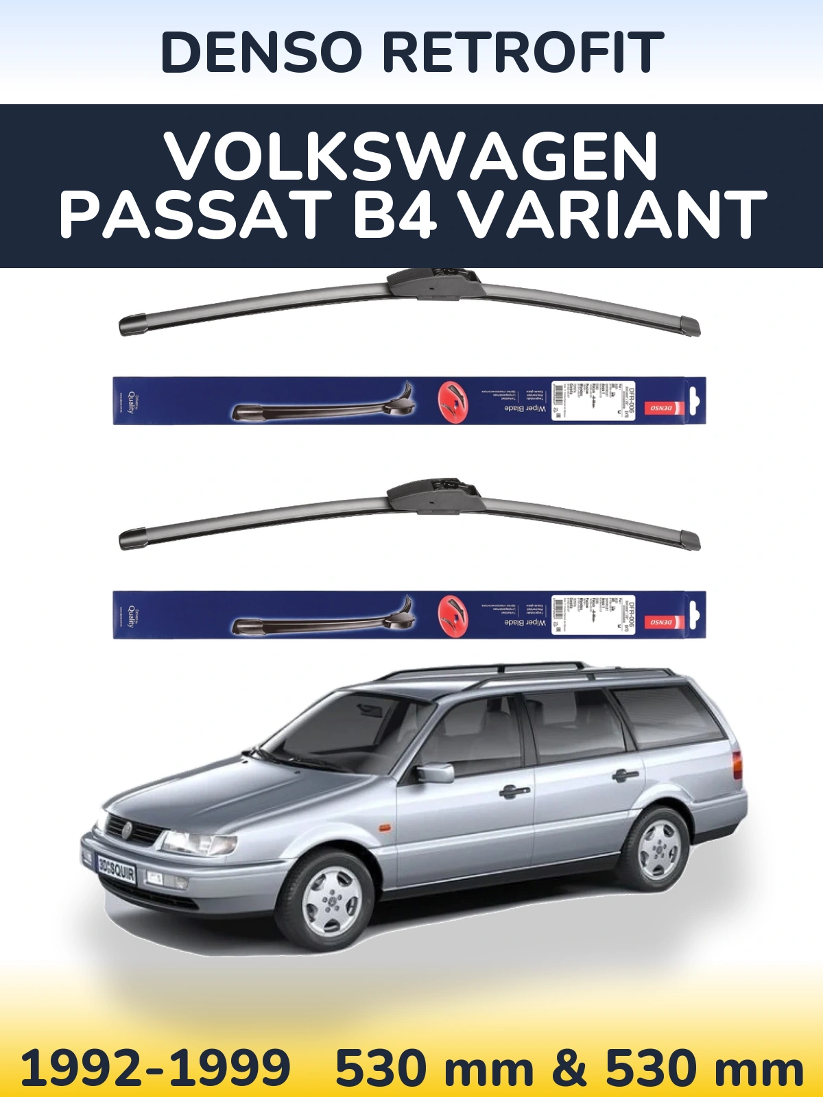 Torkarblad Denso Retrofit för Volkswagen Passat B4 Variant