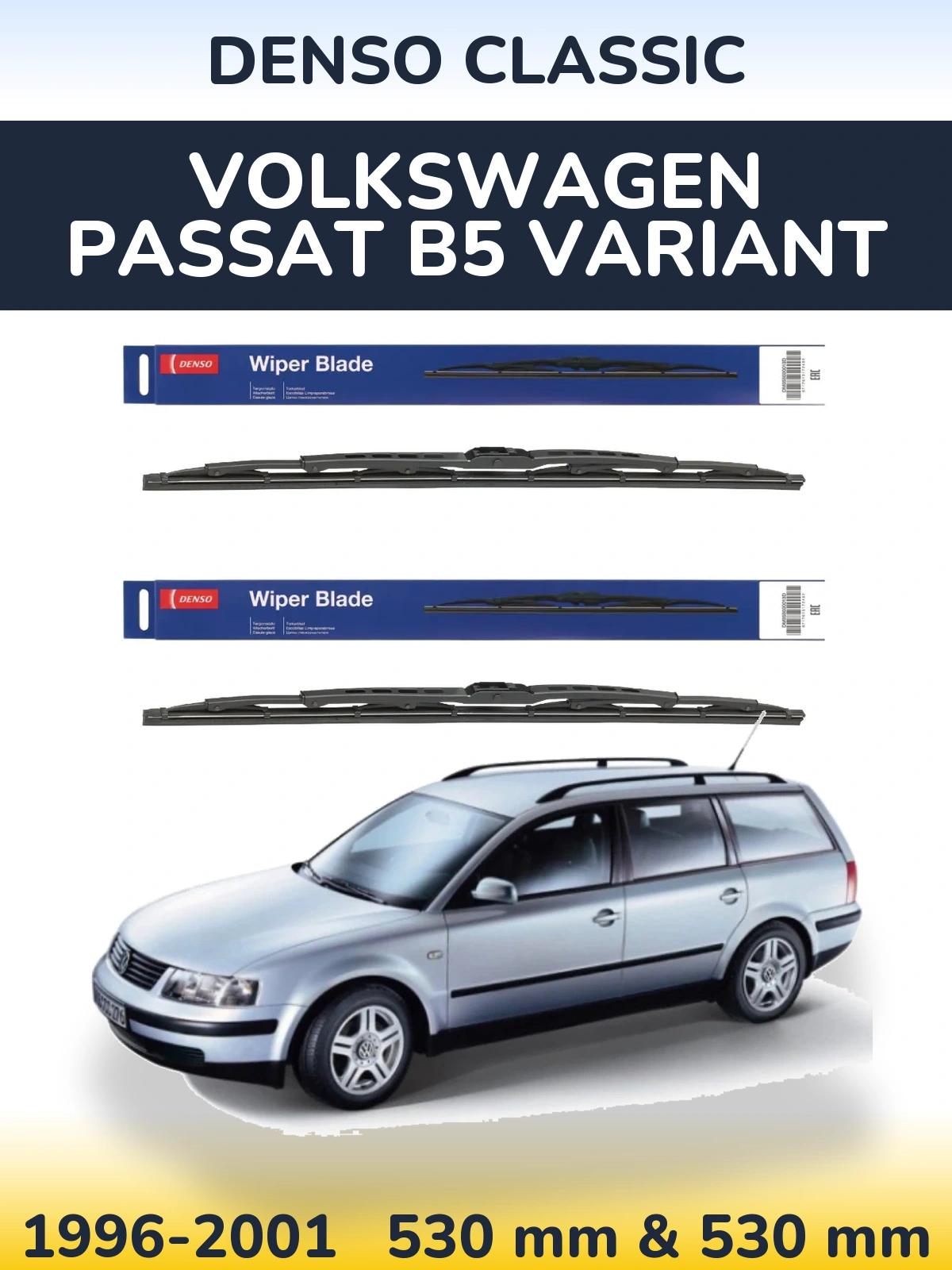 Torkarblad Denso Classic för Volkswagen Passat B5 Variant
