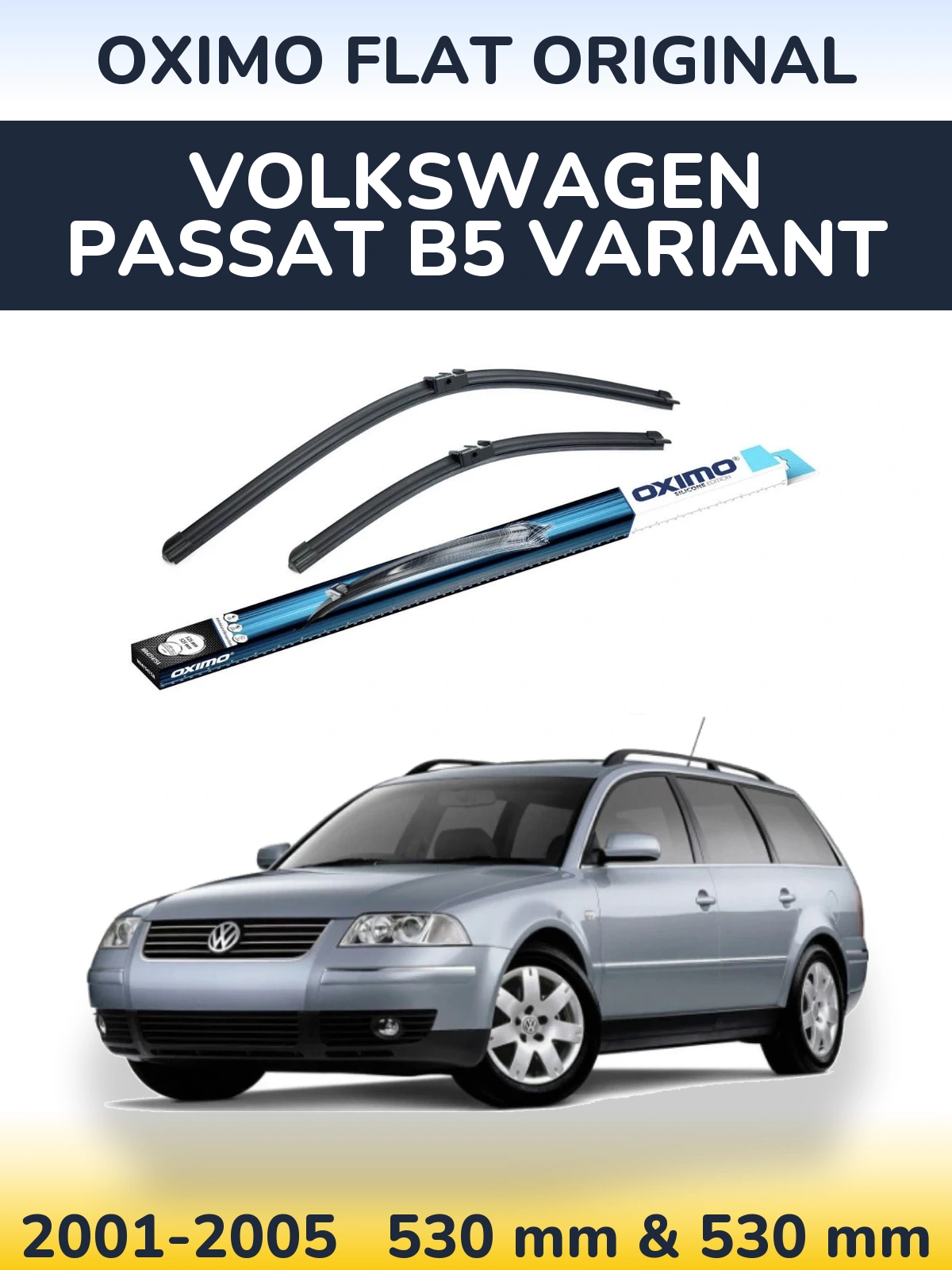 Torkarblad Oximo Flat Original för Volkswagen Passat B5 Variant