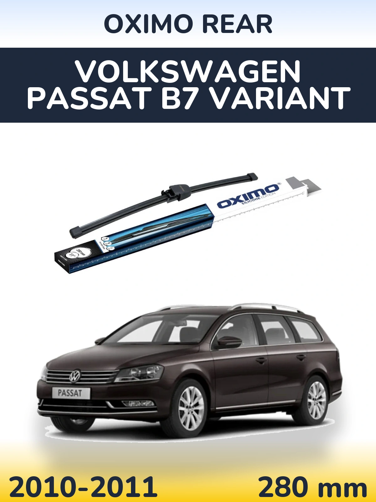 Torkarblad Oximo Rear för Volkswagen Passat B7 Variant