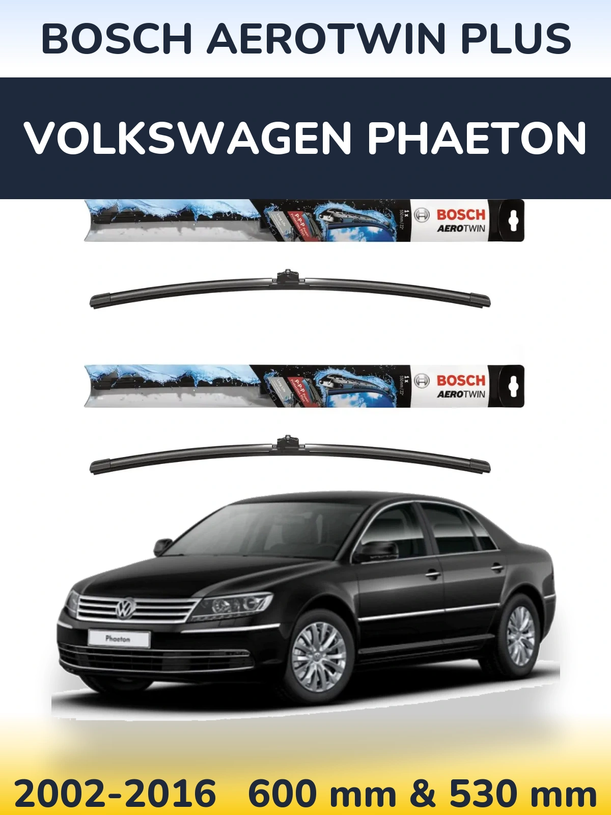 Torkarblad BOSCH AeroTwin Plus för Volkswagen Phaeton