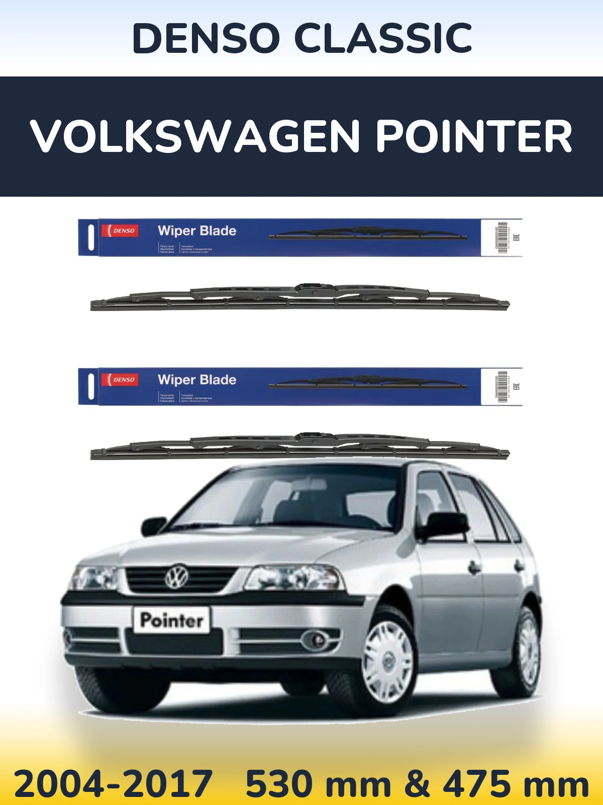 Torkarblad Denso Classic för Volkswagen Pointer