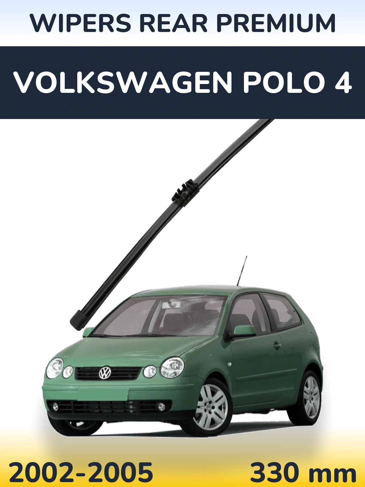 Torkarblad WIPERS REAR PREMIUM för Volkswagen Polo 4