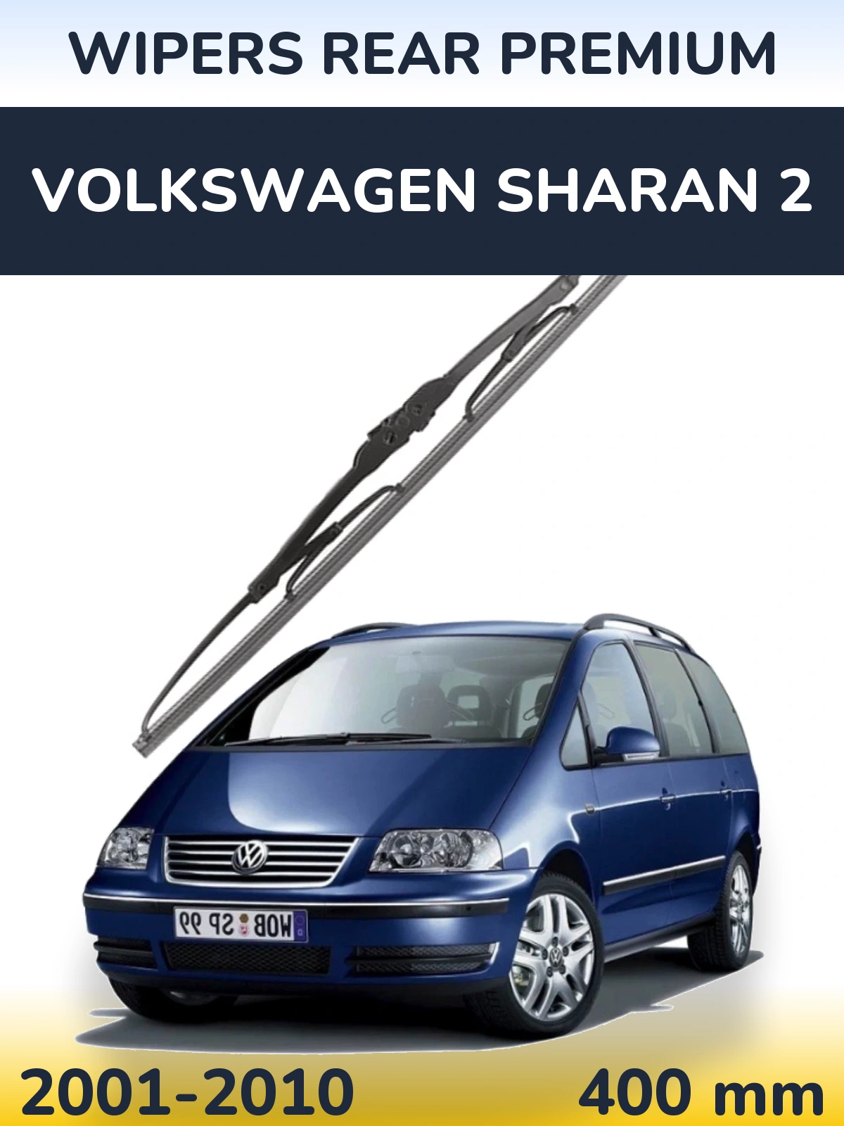 Torkarblad WIPERS REAR PREMIUM för Volkswagen Sharan 2