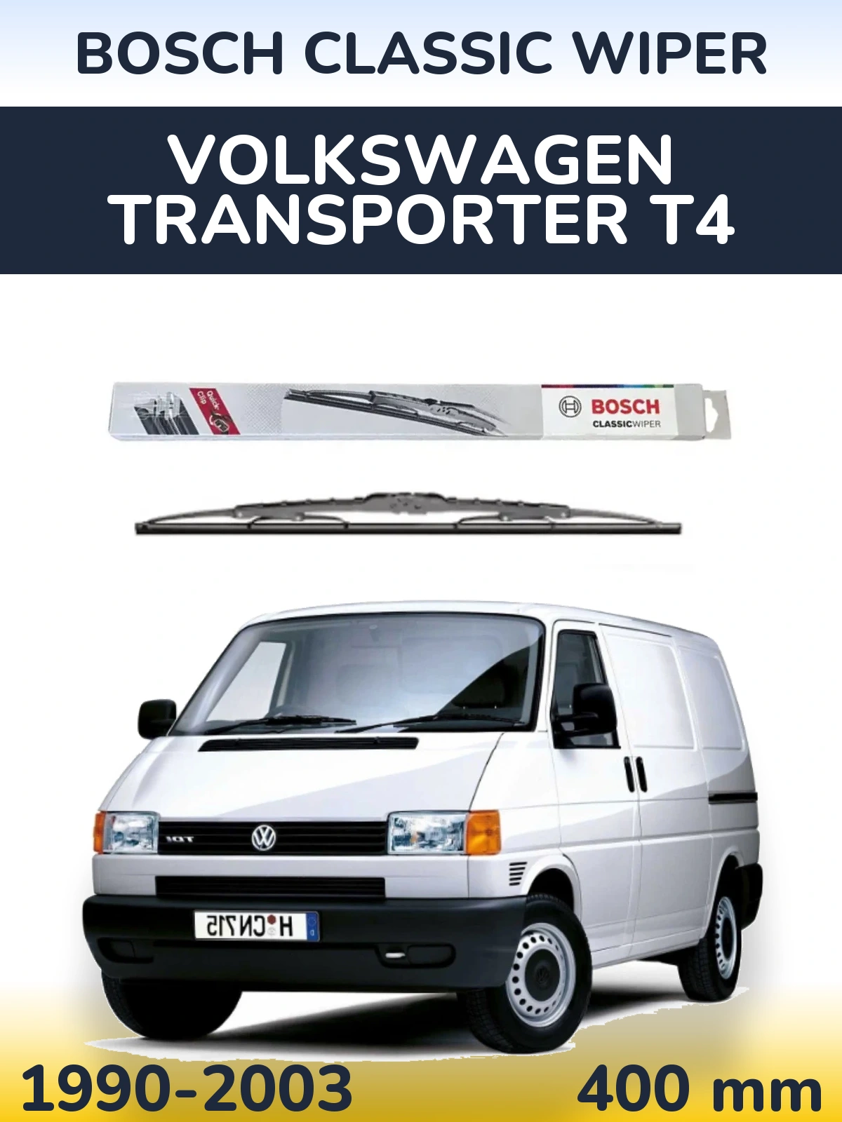 Torkarblad BOSCH Classic Wiper för Volkswagen Transporter T4