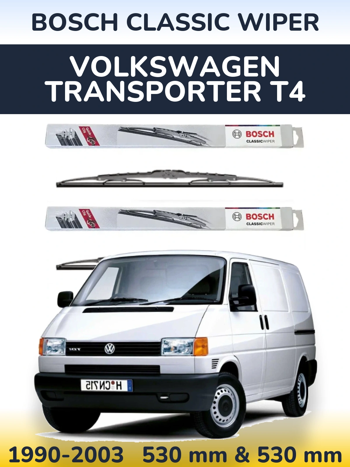 Torkarblad BOSCH Classic Wiper för Volkswagen Transporter T4