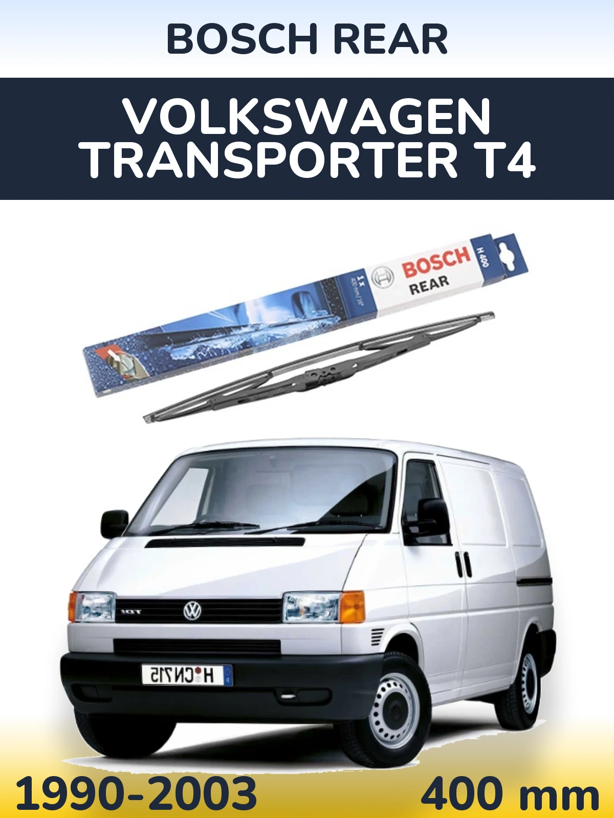 Torkarblad BOSCH Rear för Volkswagen Transporter T4