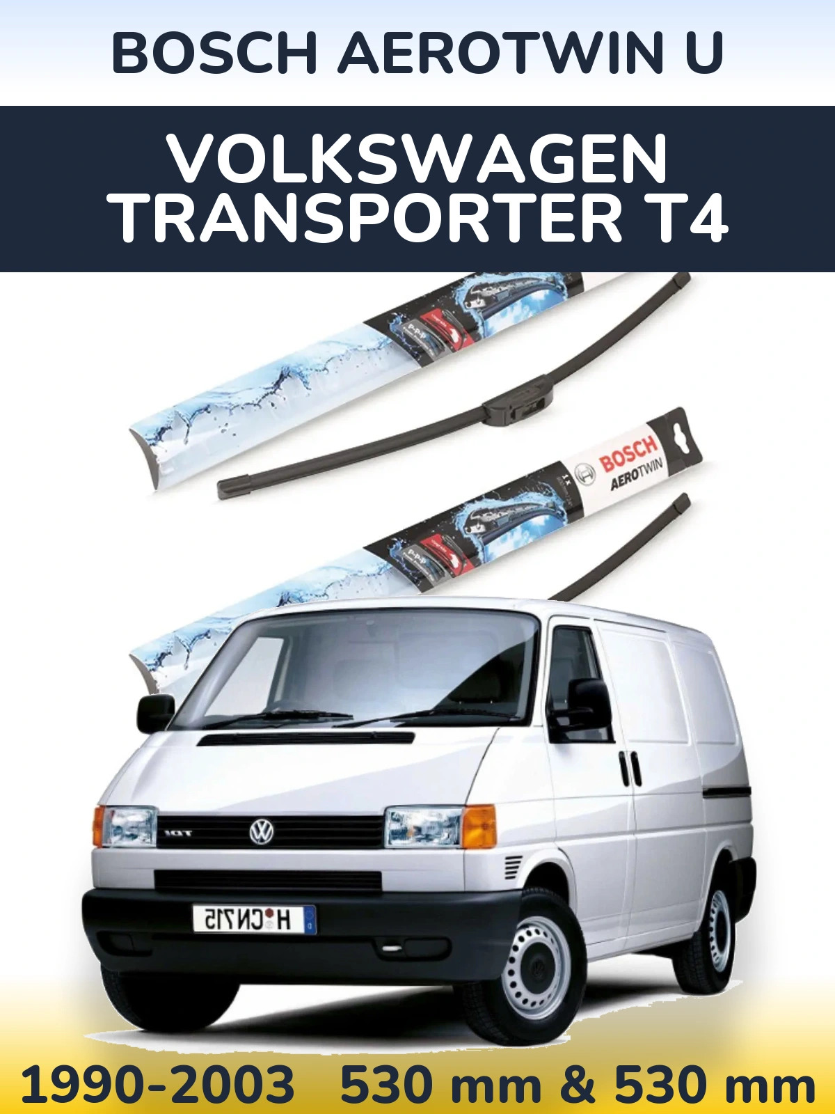 Torkarblad BOSCH AeroTwin U för Volkswagen Transporter T4