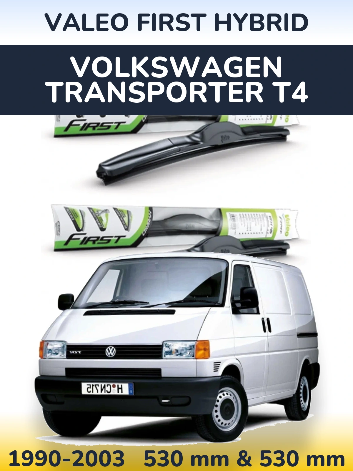 Torkarblad Valeo First Hybrid för Volkswagen Transporter T4