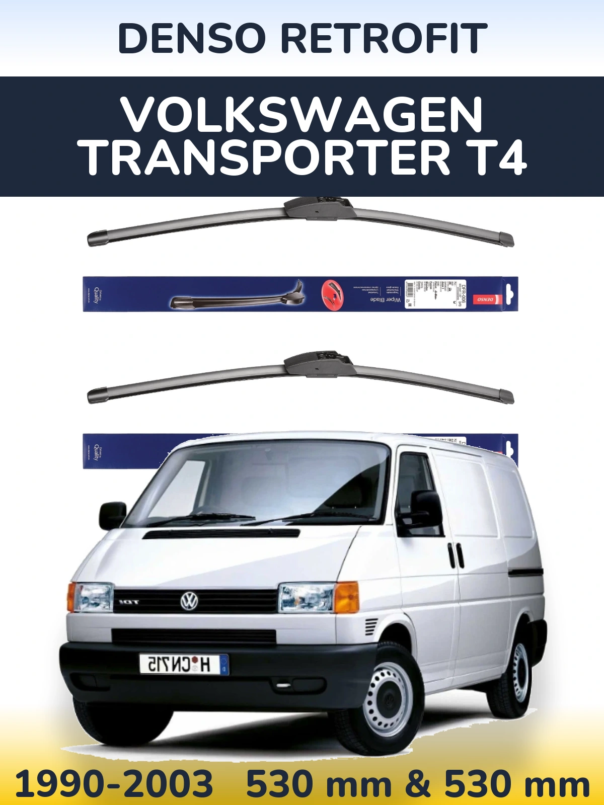 Torkarblad Denso Retrofit för Volkswagen Transporter T4