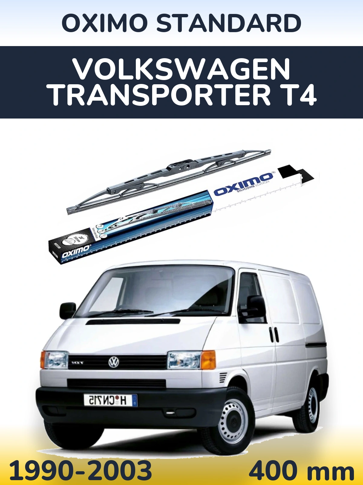 Torkarblad Oximo Standard för Volkswagen Transporter T4