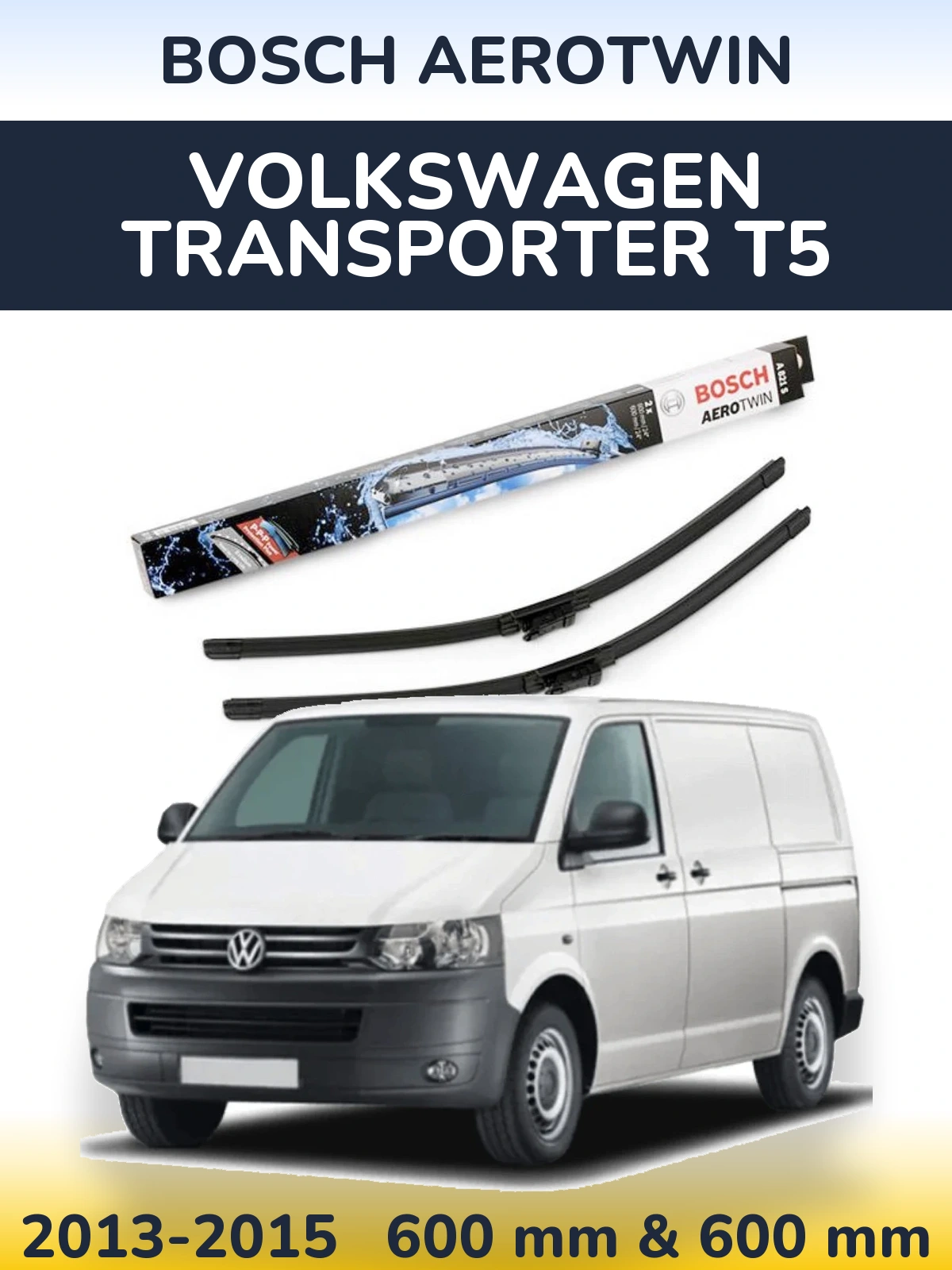 Torkarblad BOSCH AeroTwin för Volkswagen Transporter T5