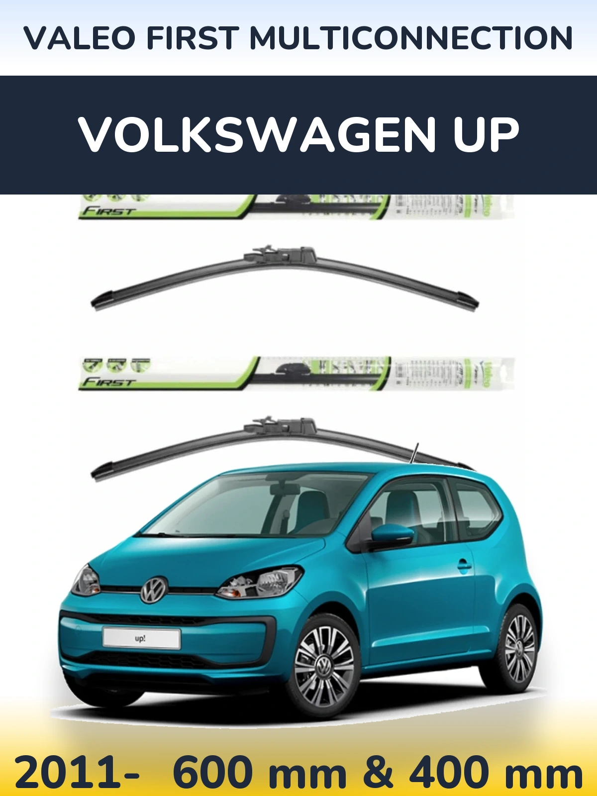 Torkarblad Valeo First MultiConnection för Volkswagen Up