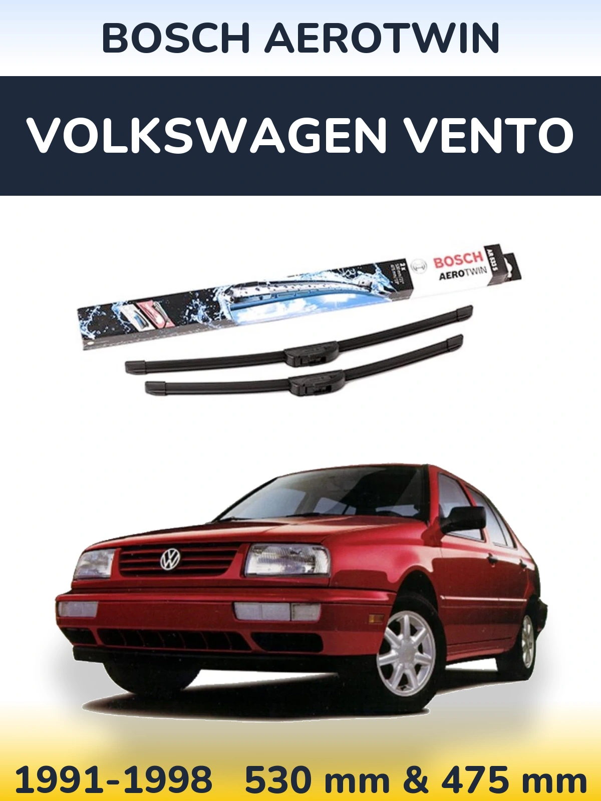 Torkarblad BOSCH AeroTwin för Volkswagen Vento
