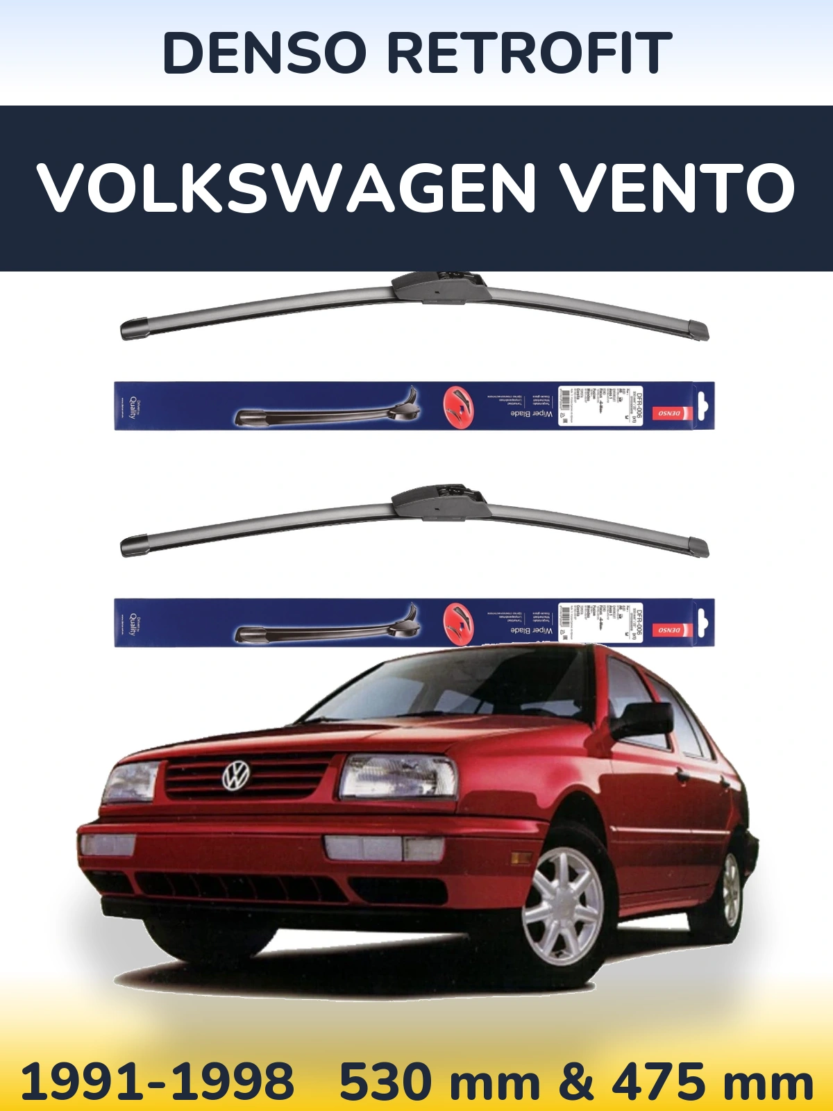 Torkarblad Denso Retrofit för Volkswagen Vento