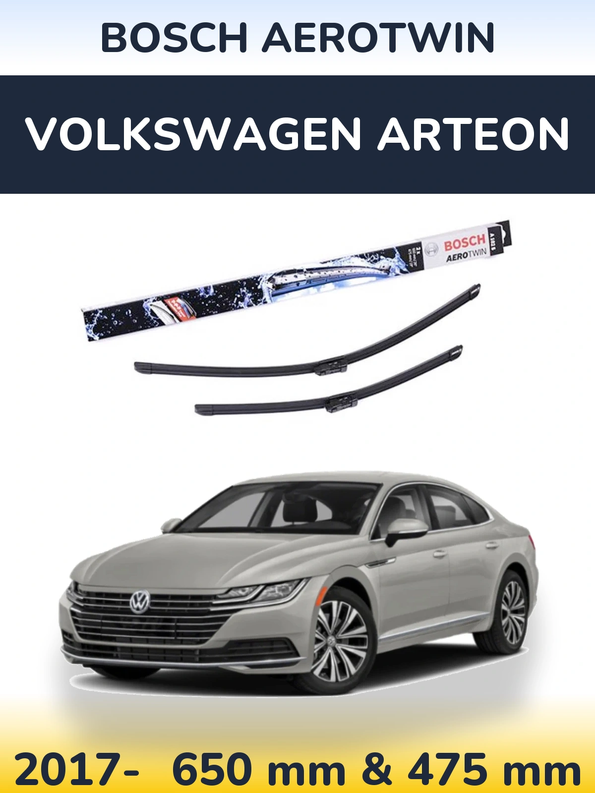 Torkarblad BOSCH AeroTwin för Volkswagen Arteon
