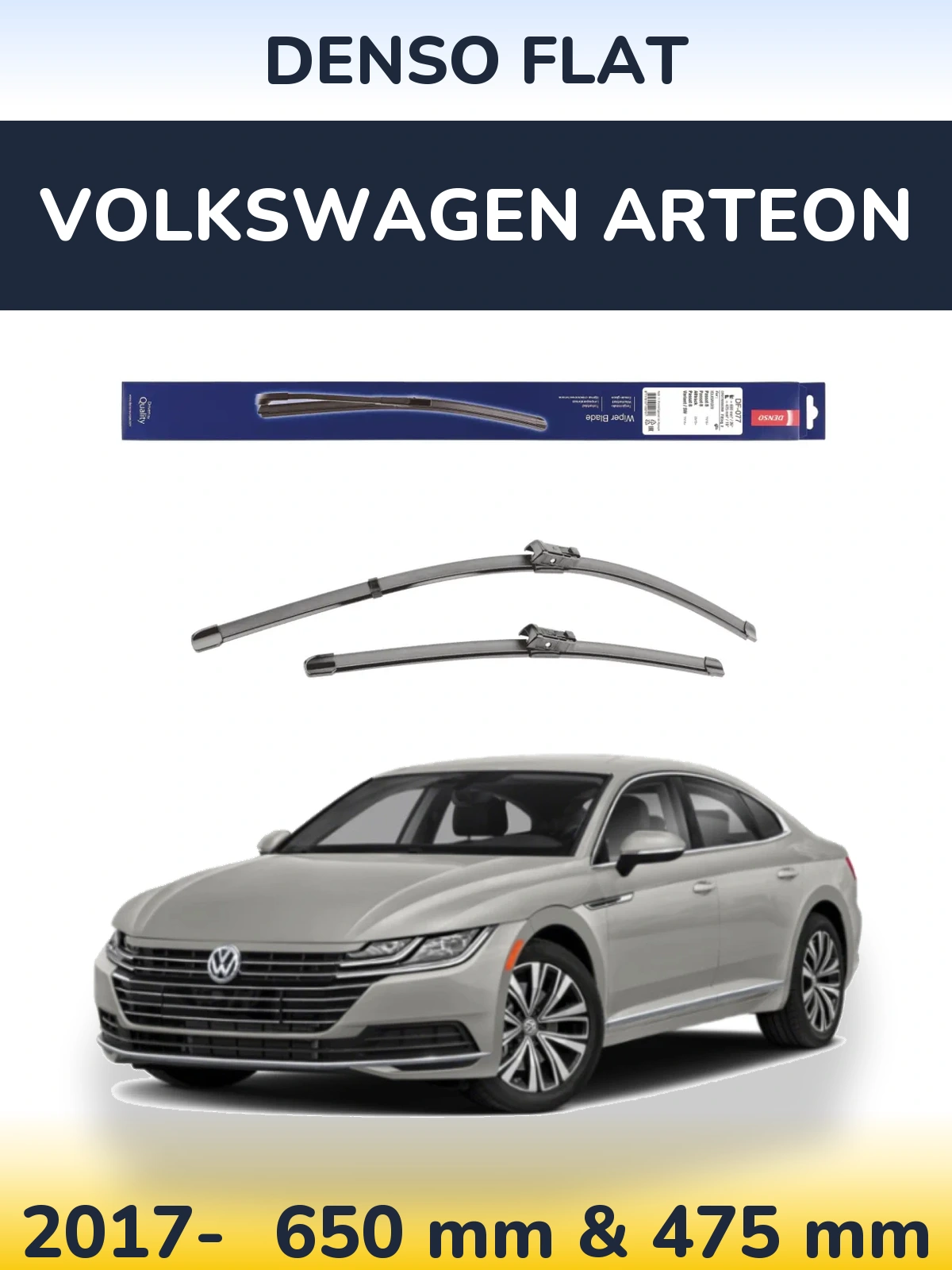 Torkarblad Denso Flat för Volkswagen Arteon