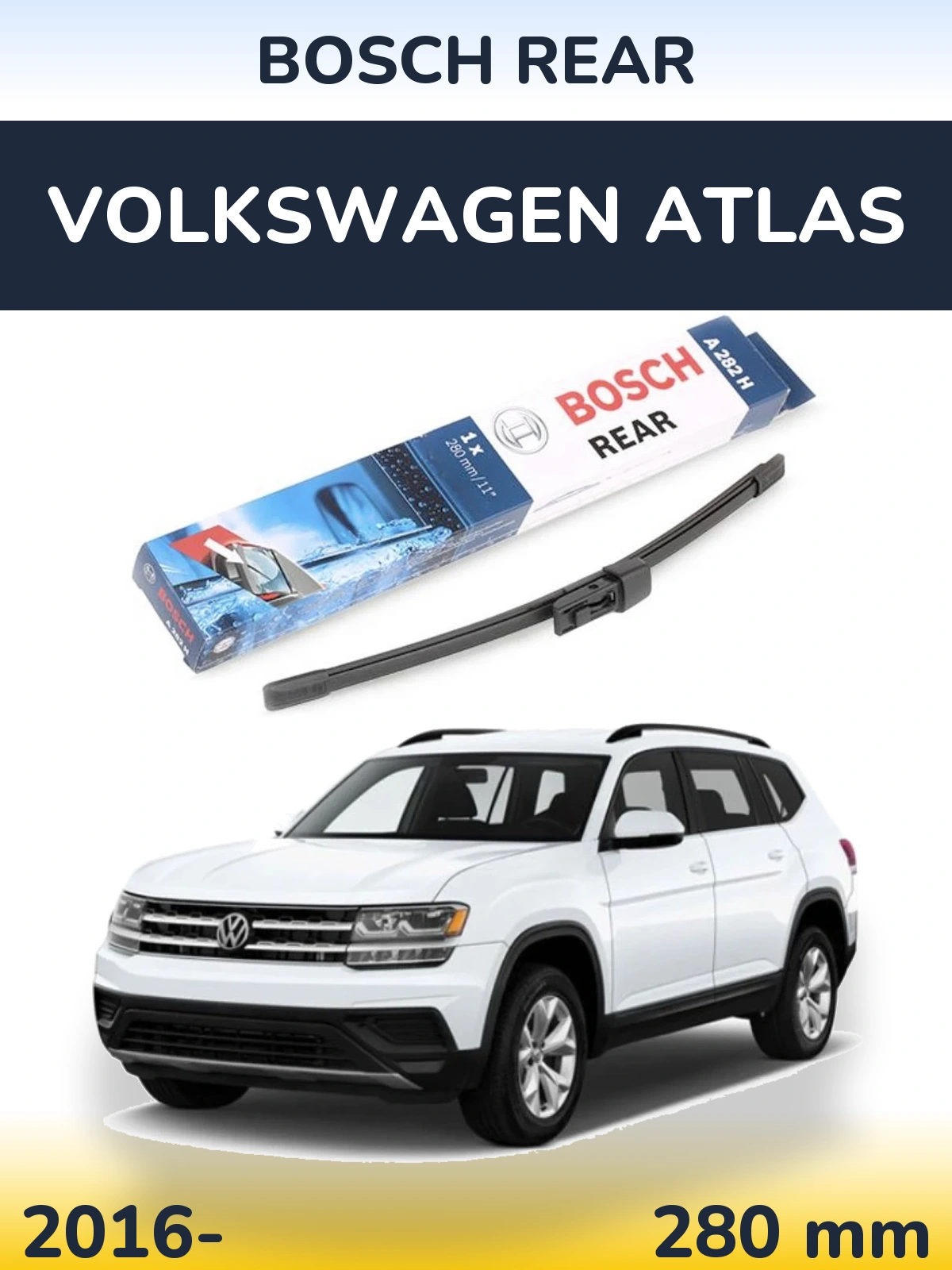 Torkarblad BOSCH Rear för Volkswagen Atlas