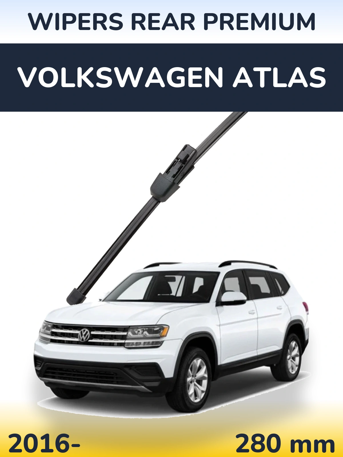 Задний дворник WIPERS REAR PREMIUM 280 мм для Volkswagen Atlas 2016-2026