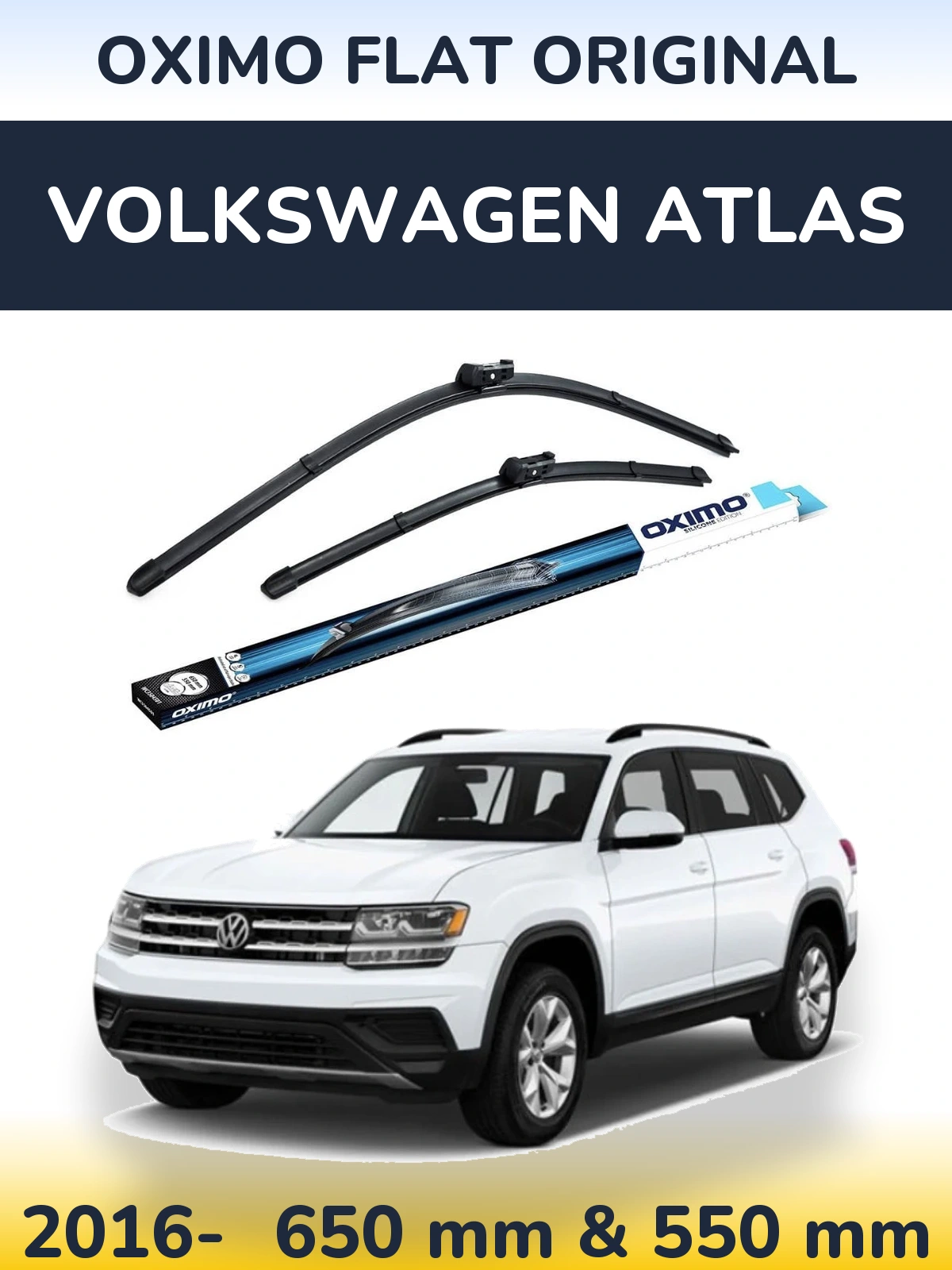 Torkarblad Oximo Flat Original för Volkswagen Atlas