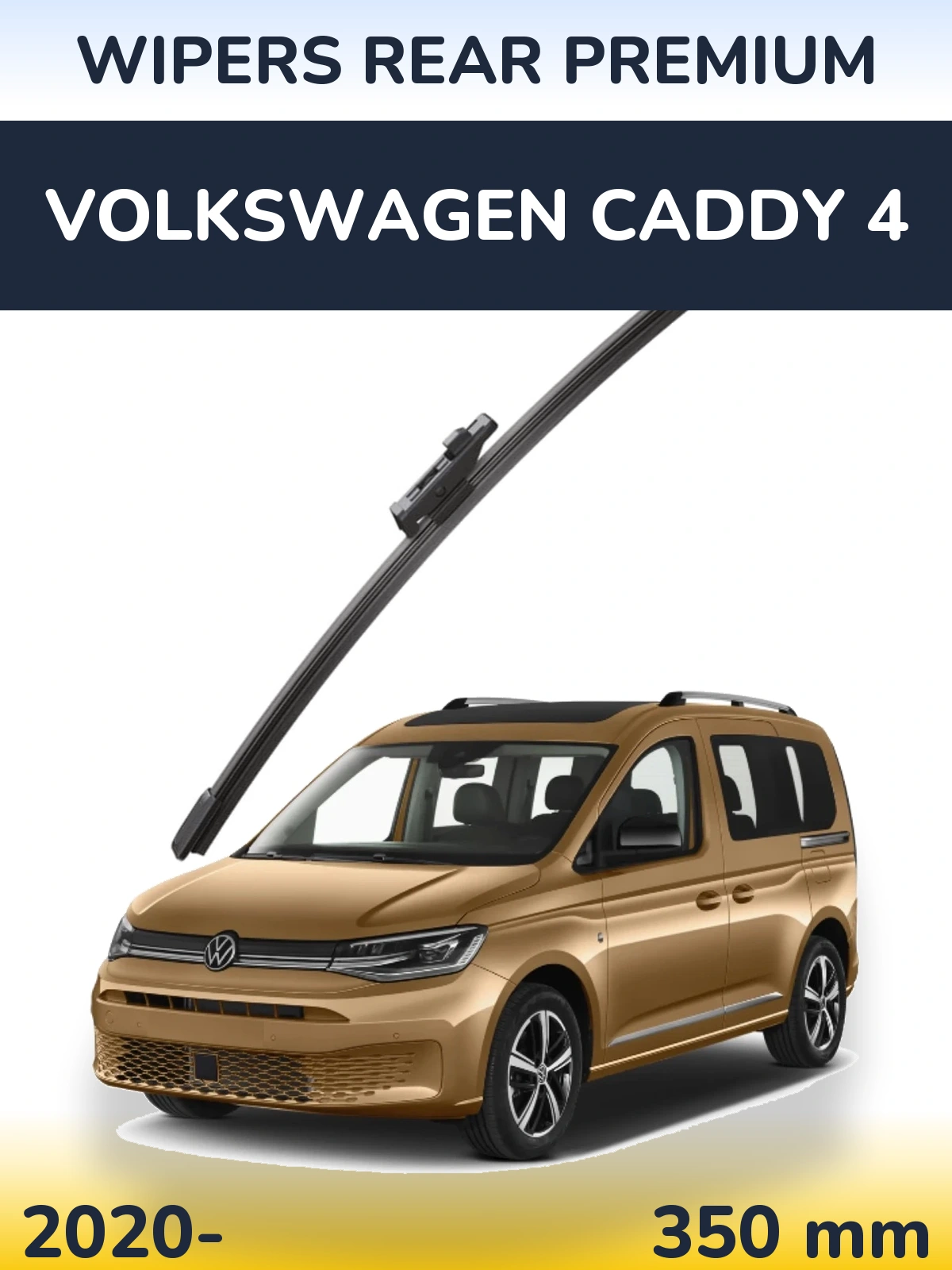 Torkarblad WIPERS REAR PREMIUM för Volkswagen Caddy 4