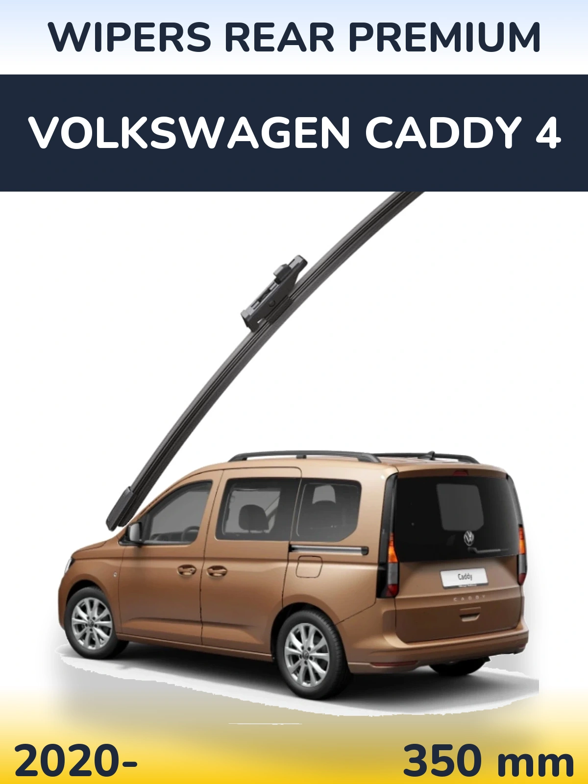 Torkarblad WIPERS REAR PREMIUM för Volkswagen Caddy 4