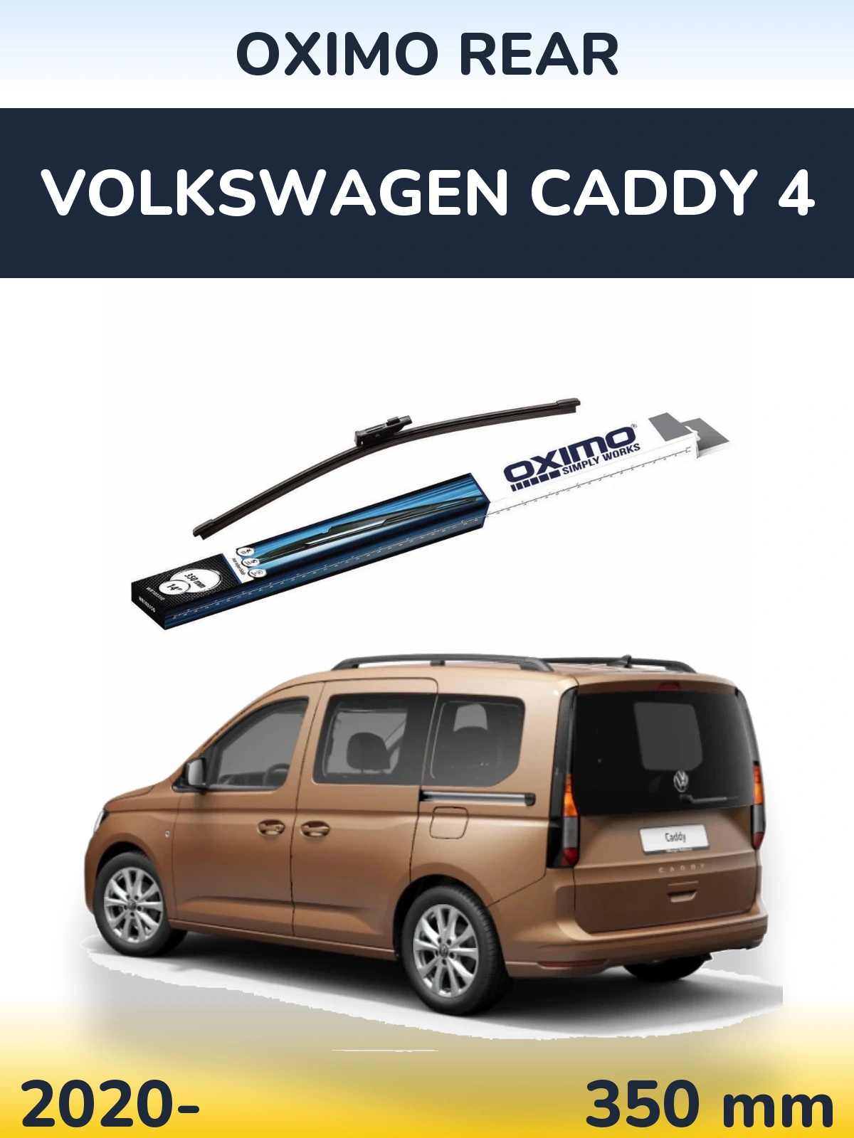 Torkarblad Oximo Rear för Volkswagen Caddy 4