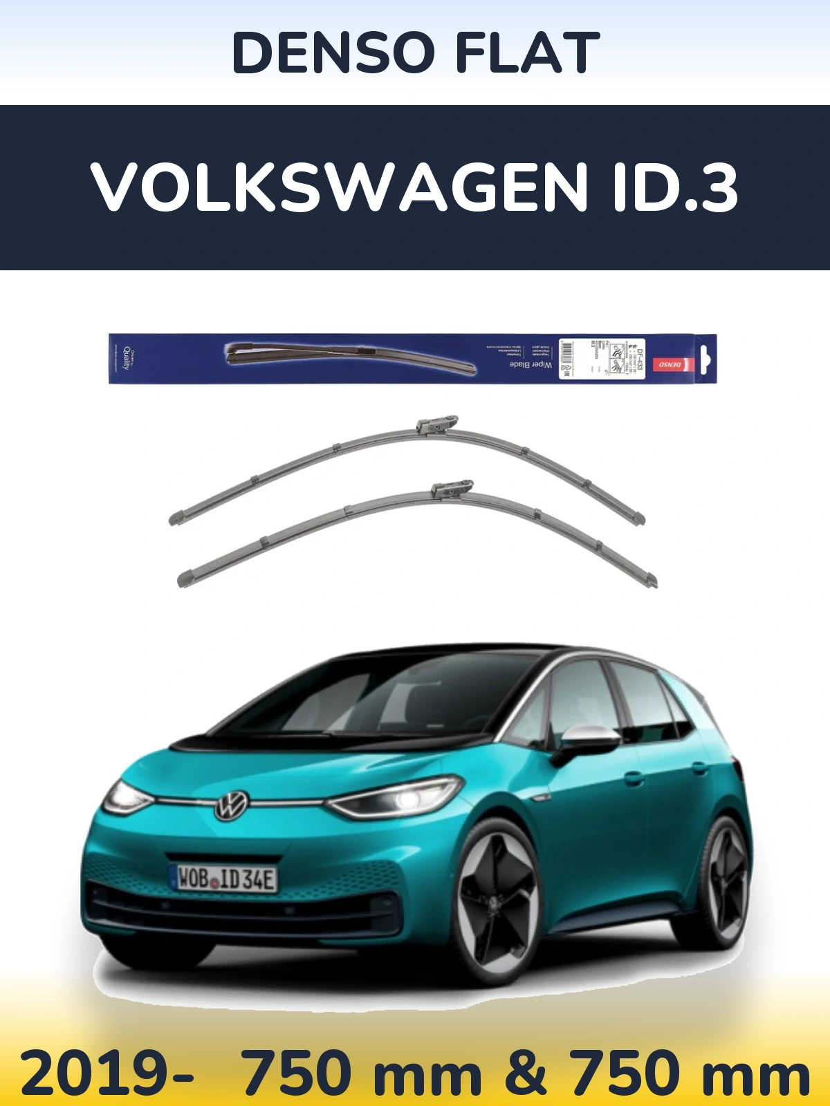 Torkarblad Denso Flat för Volkswagen ID.3