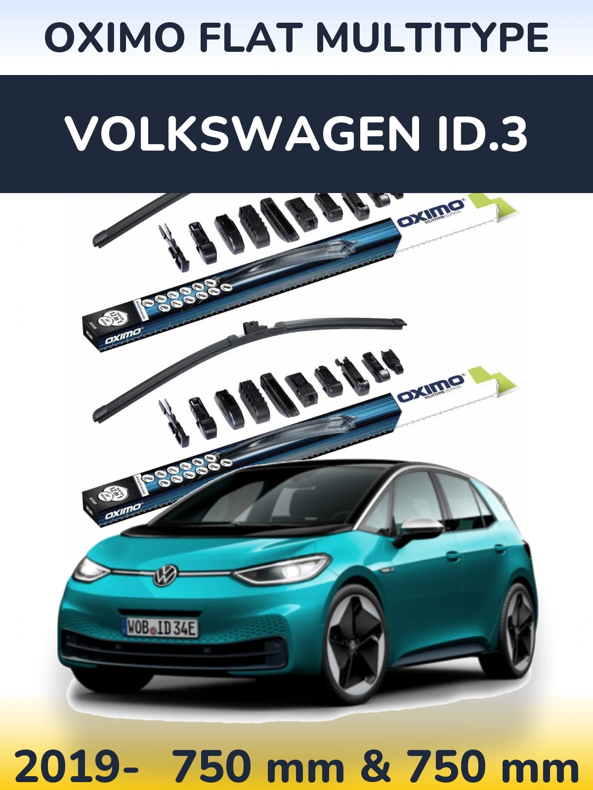 Torkarblad Oximo Flat MultiType för Volkswagen ID.3