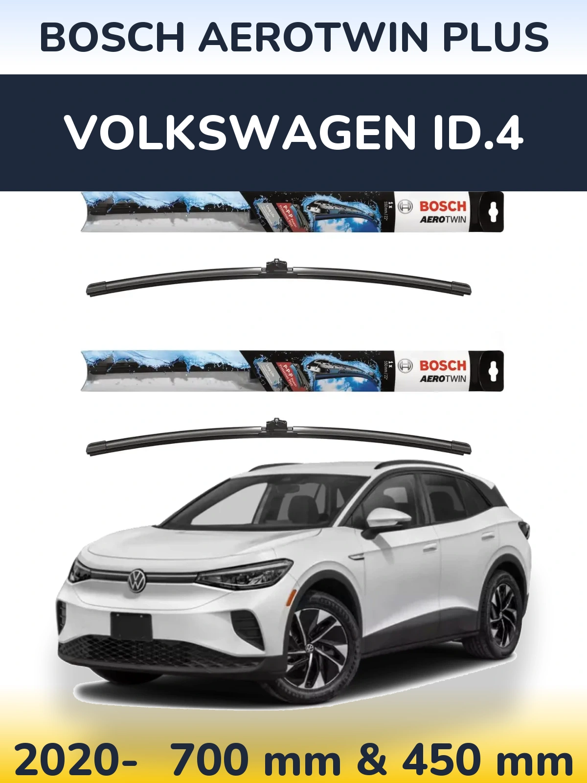 Torkarblad BOSCH AeroTwin Plus för Volkswagen ID.4