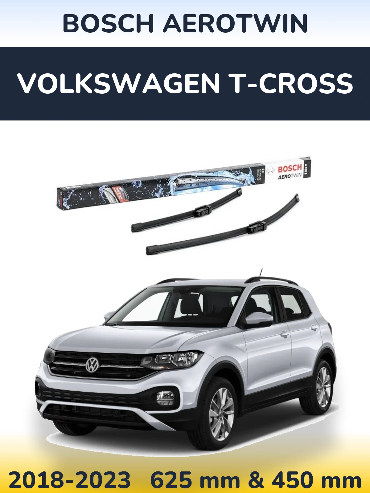 Torkarblad BOSCH AeroTwin för Volkswagen T-Cross