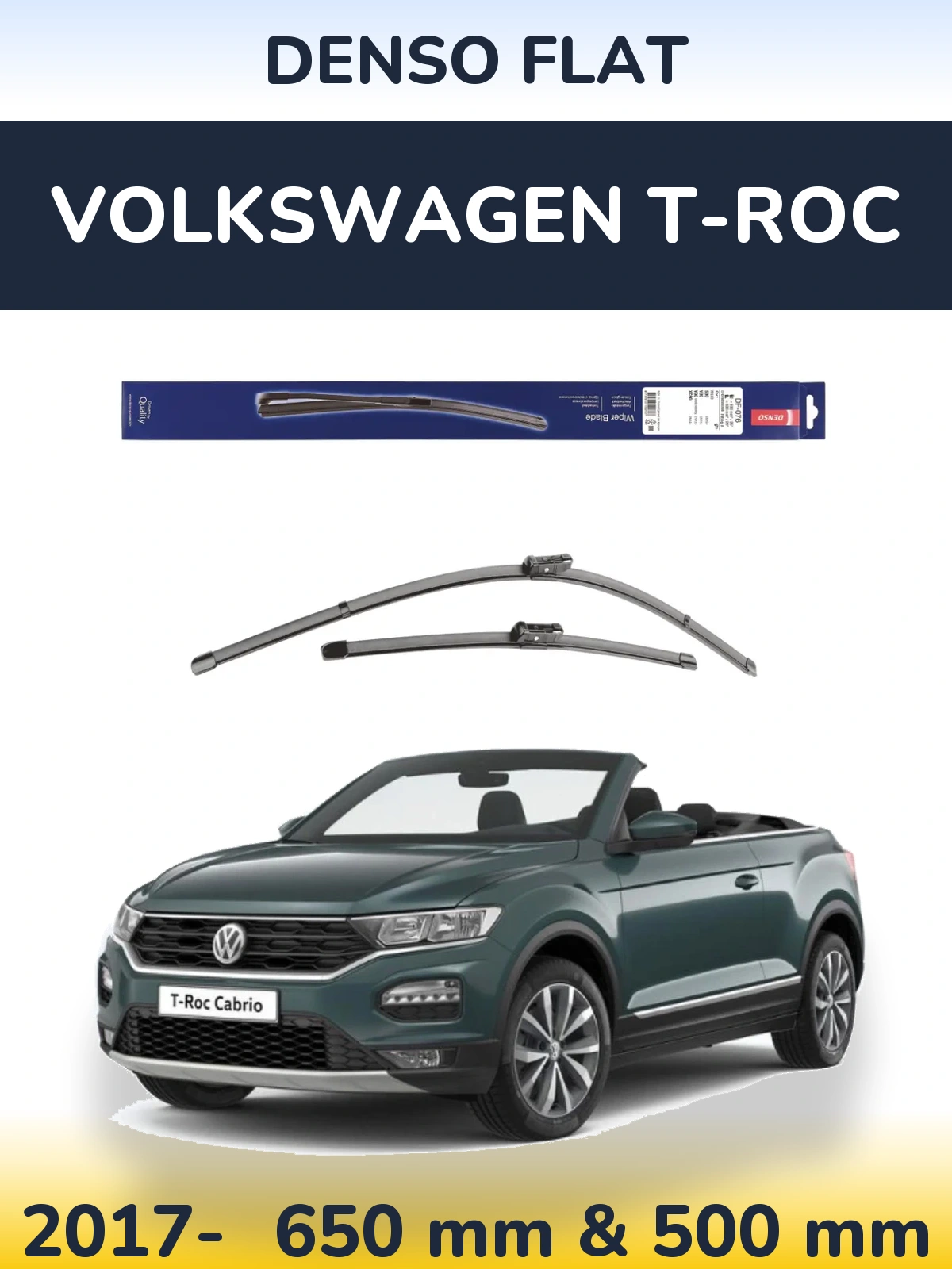 Torkarblad Denso Flat för Volkswagen T-Roc
