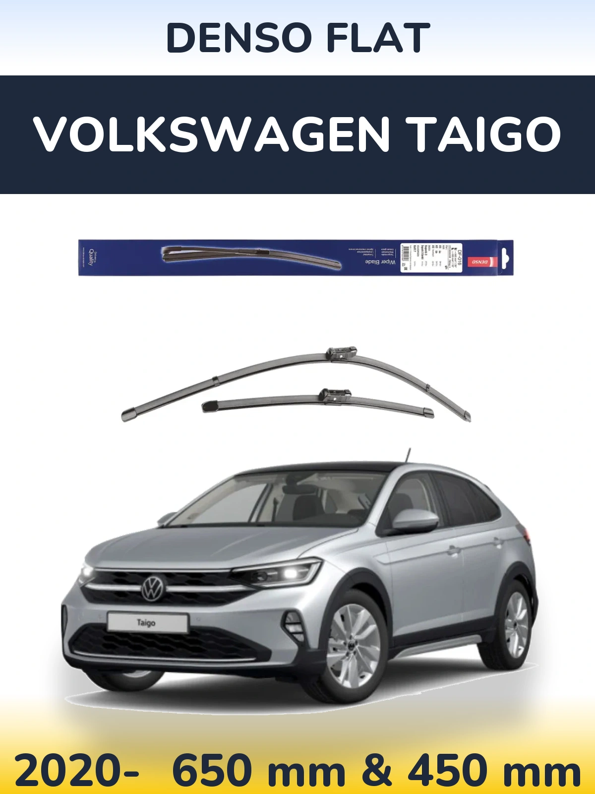 Torkarblad Denso Flat för Volkswagen Taigo