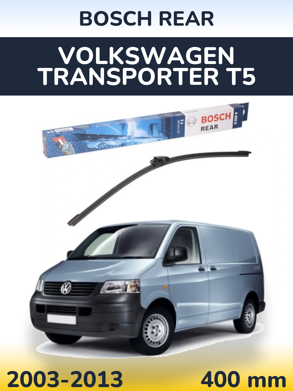 Torkarblad BOSCH Rear för Volkswagen Transporter T5