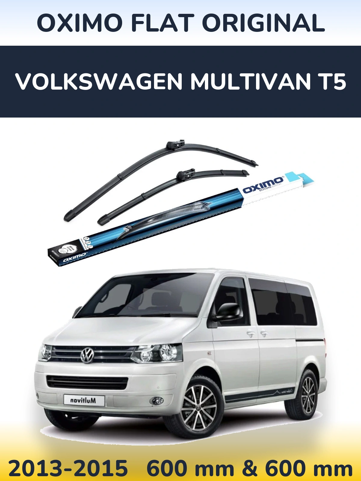 Torkarblad Oximo Flat Original för Volkswagen Multivan T5
