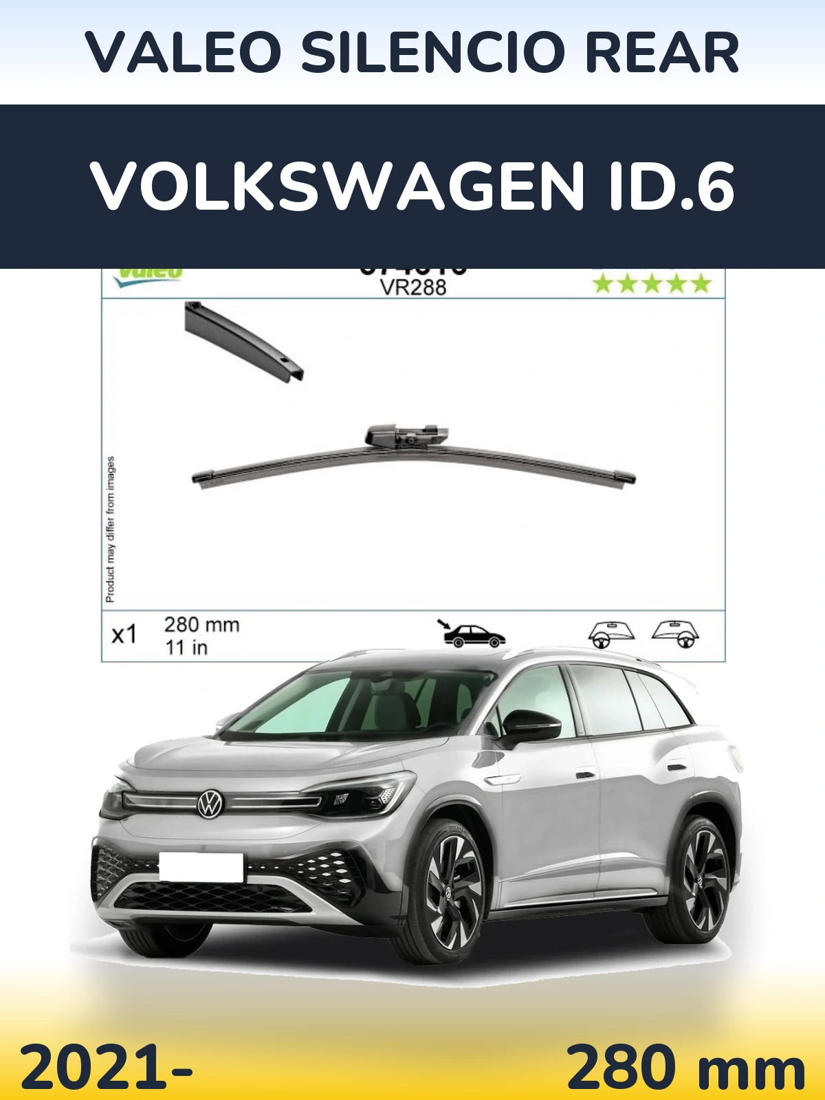 Torkarblad Valeo Silencio Rear för Volkswagen ID.6
