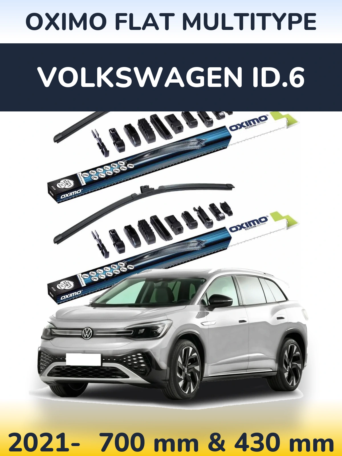 Torkarblad Oximo Flat MultiType för Volkswagen ID.6