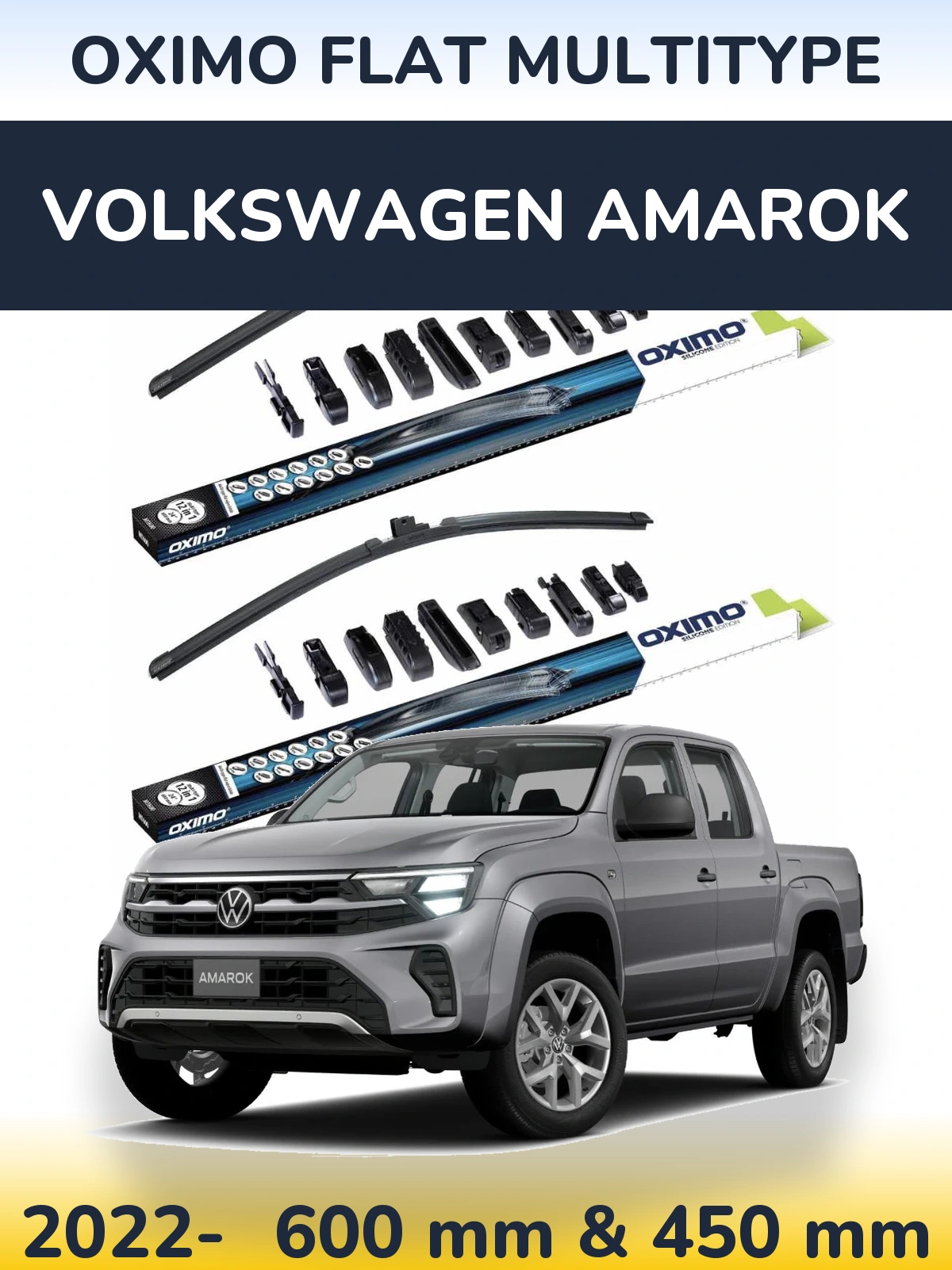 Torkarblad Oximo Flat MultiType för Volkswagen Amarok