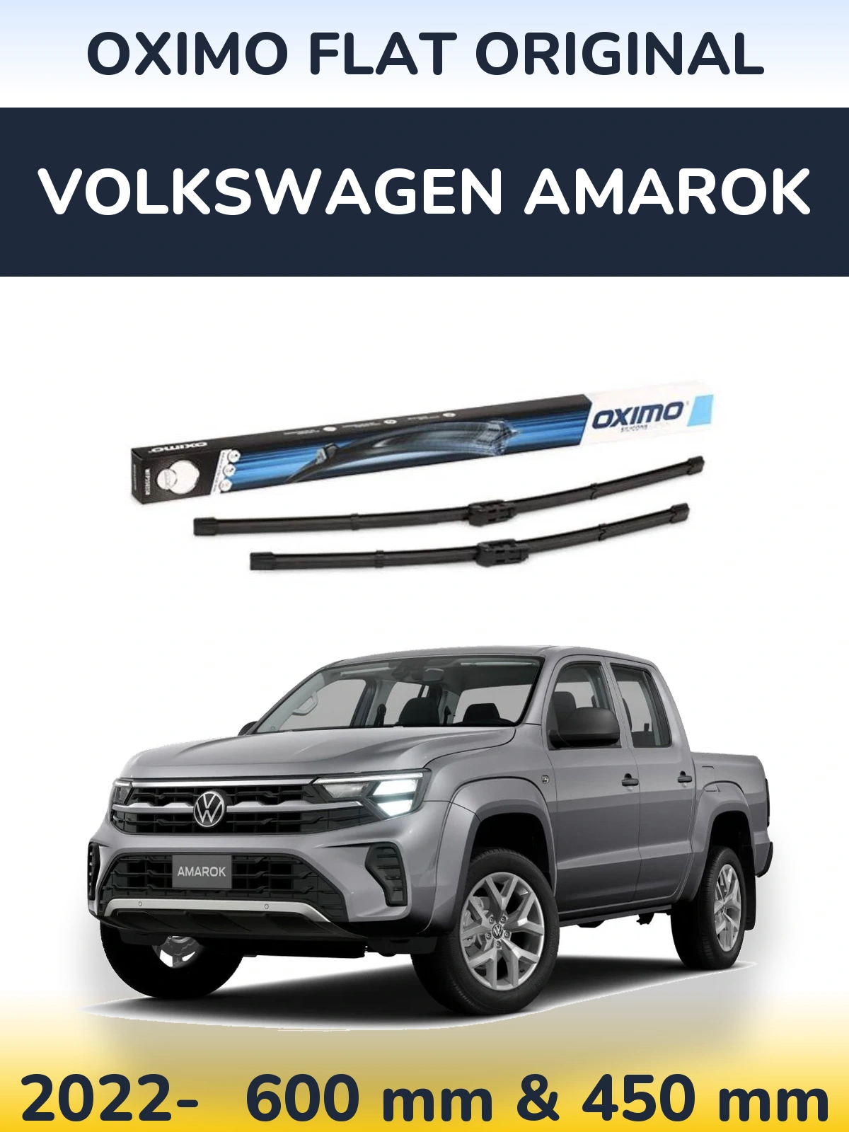 Torkarblad Oximo Flat Original för Volkswagen Amarok