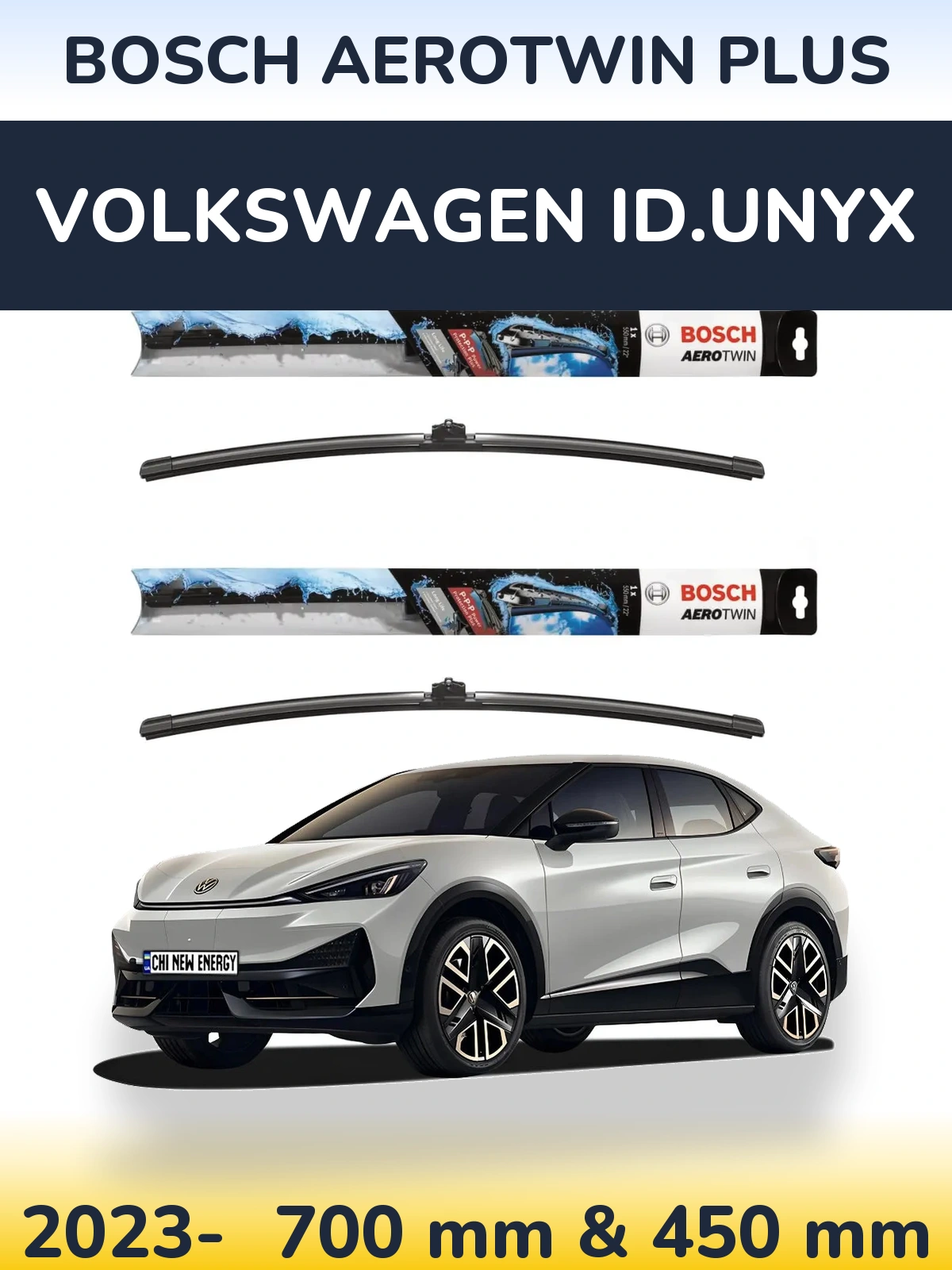 Torkarblad BOSCH AeroTwin Plus för Volkswagen ID.UNYX