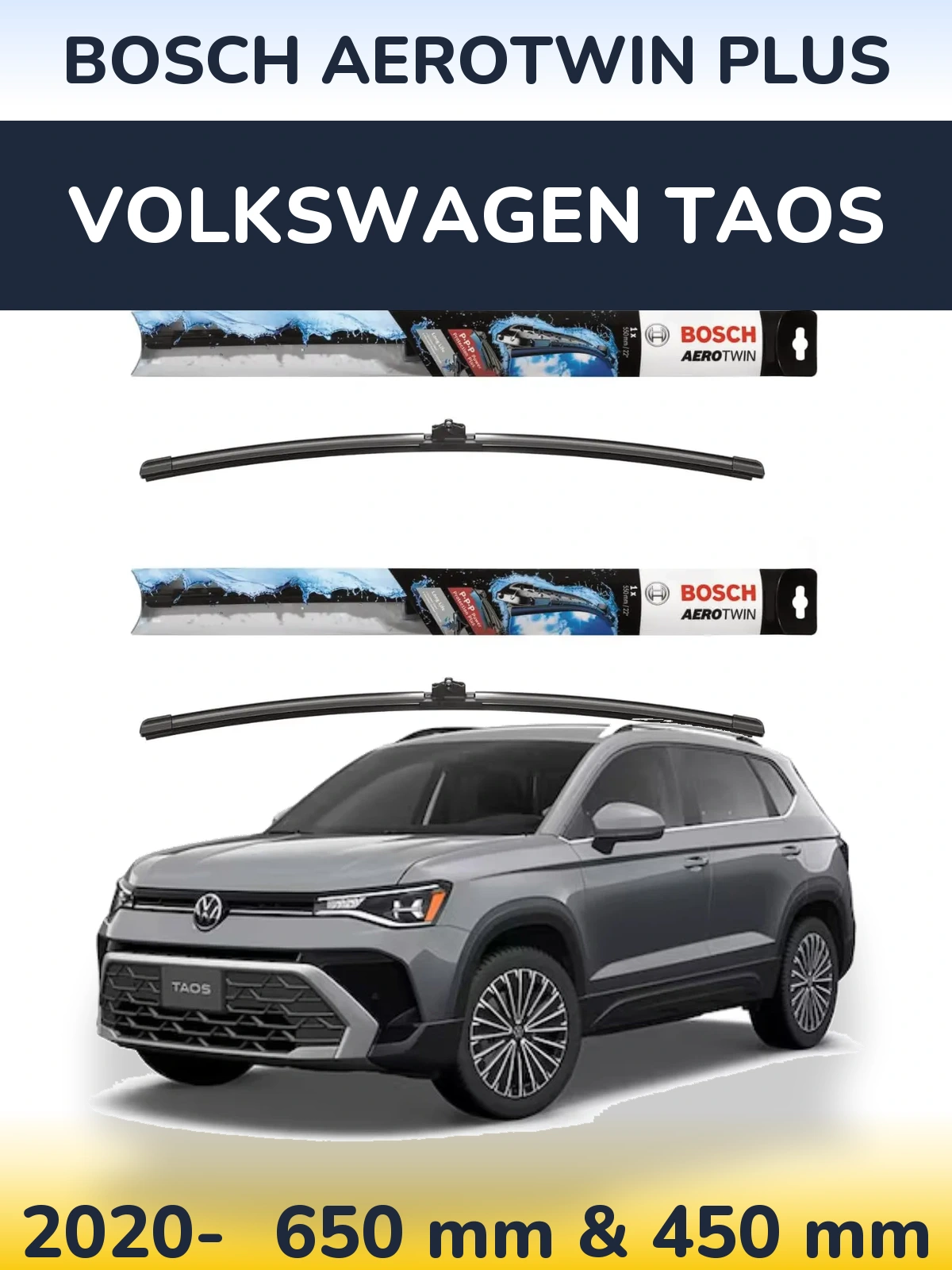 Torkarblad BOSCH AeroTwin Plus för Volkswagen Taos