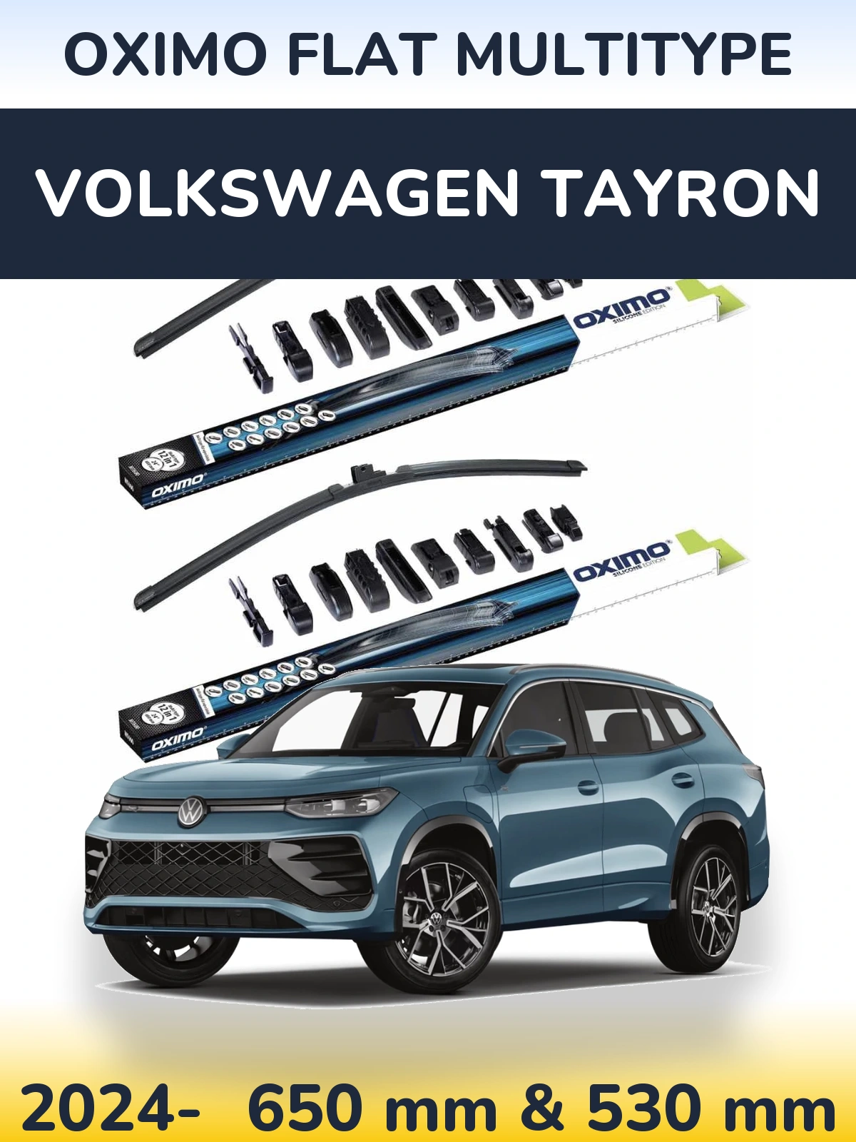 Torkarblad Oximo Flat MultiType för Volkswagen Tayron