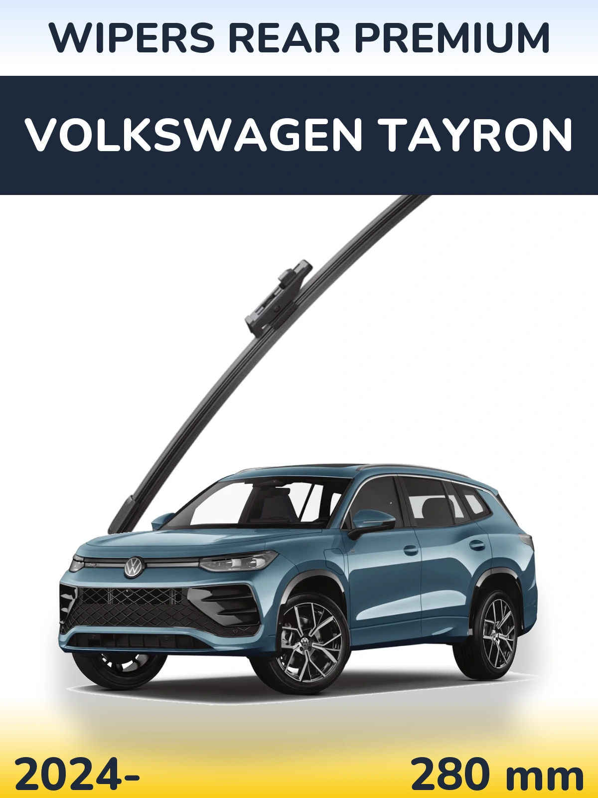 Задний дворник WIPERS REAR PREMIUM 280 мм для Volkswagen Tayron 2024-2026