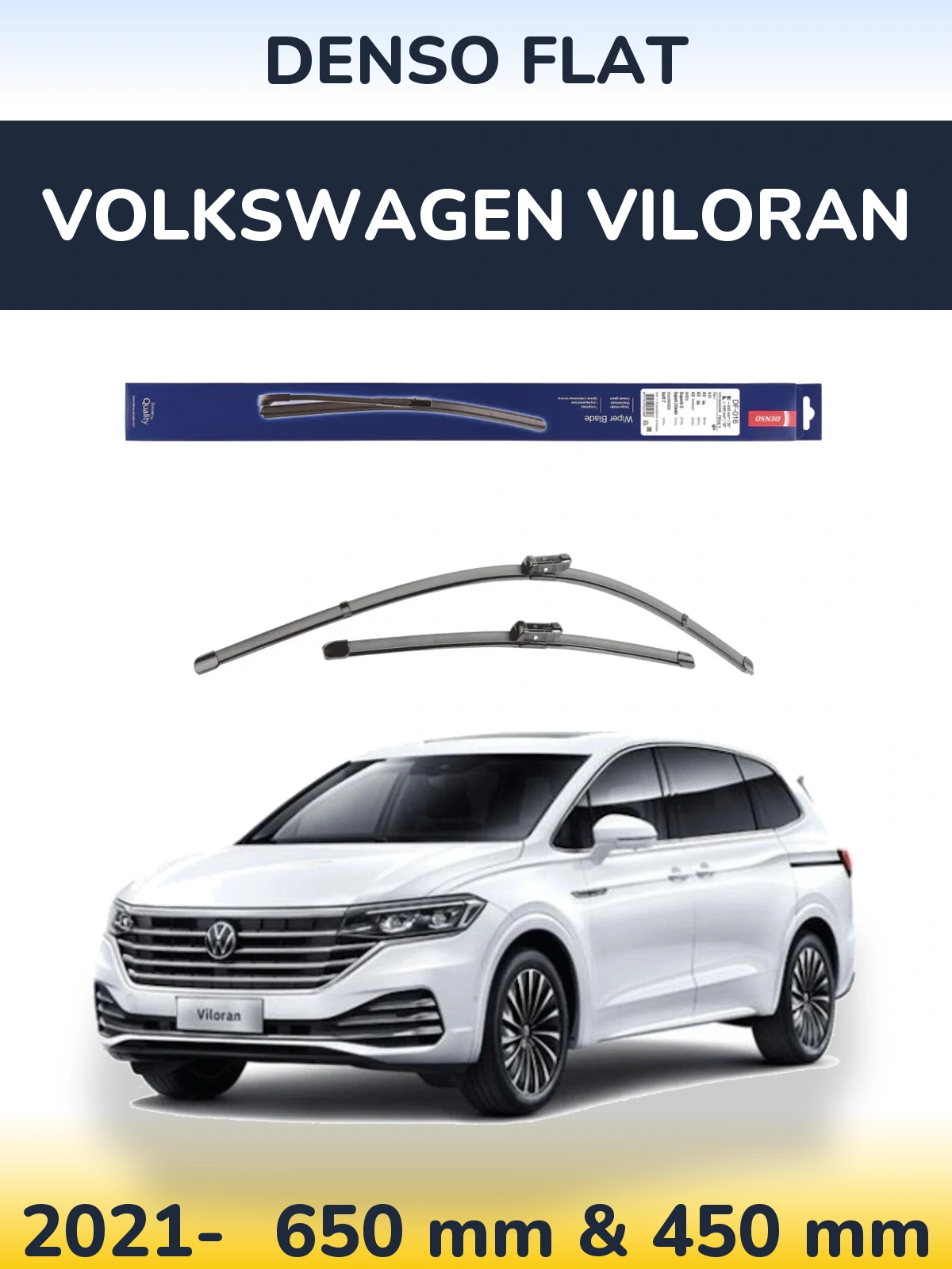 Torkarblad Denso Flat för Volkswagen Viloran