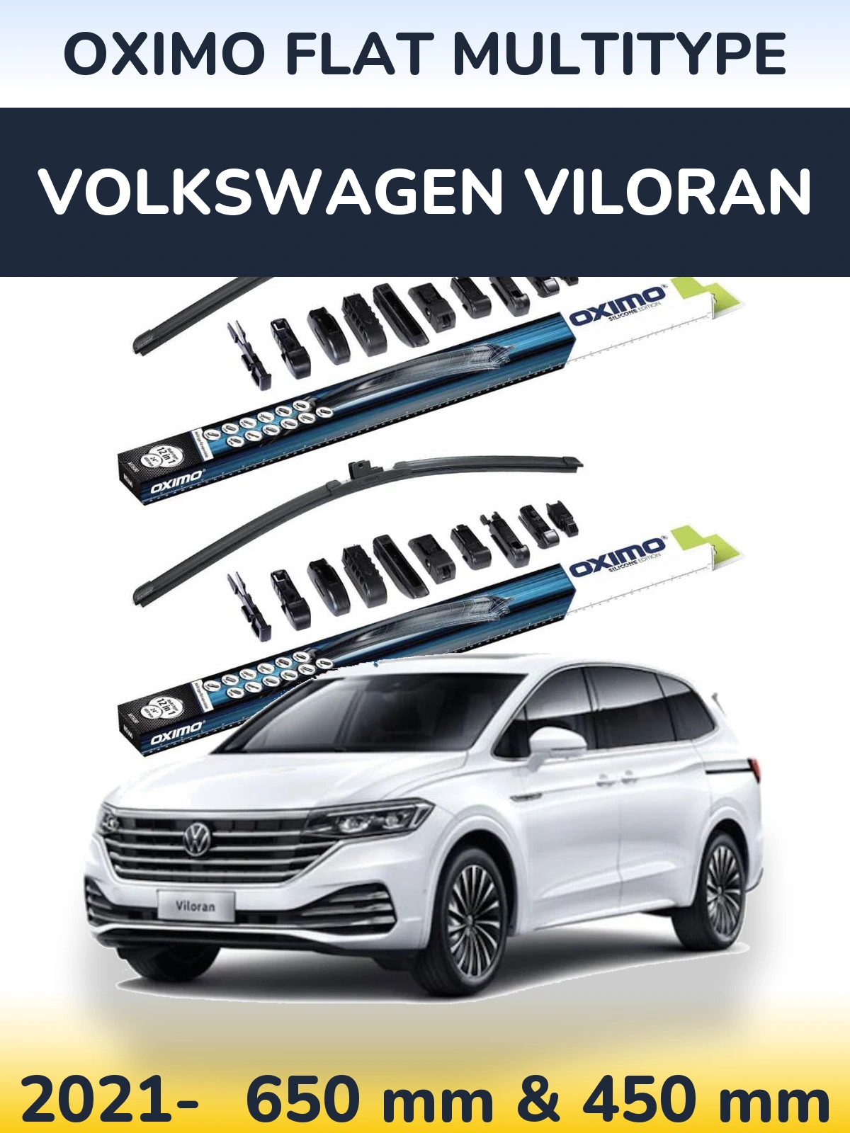 Torkarblad Oximo Flat MultiType för Volkswagen Viloran