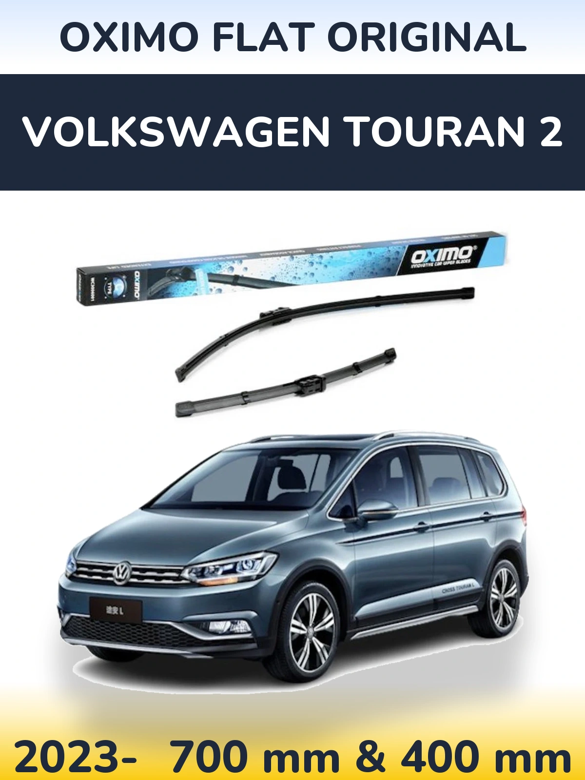Torkarblad Oximo Flat Original för Volkswagen Touran 2