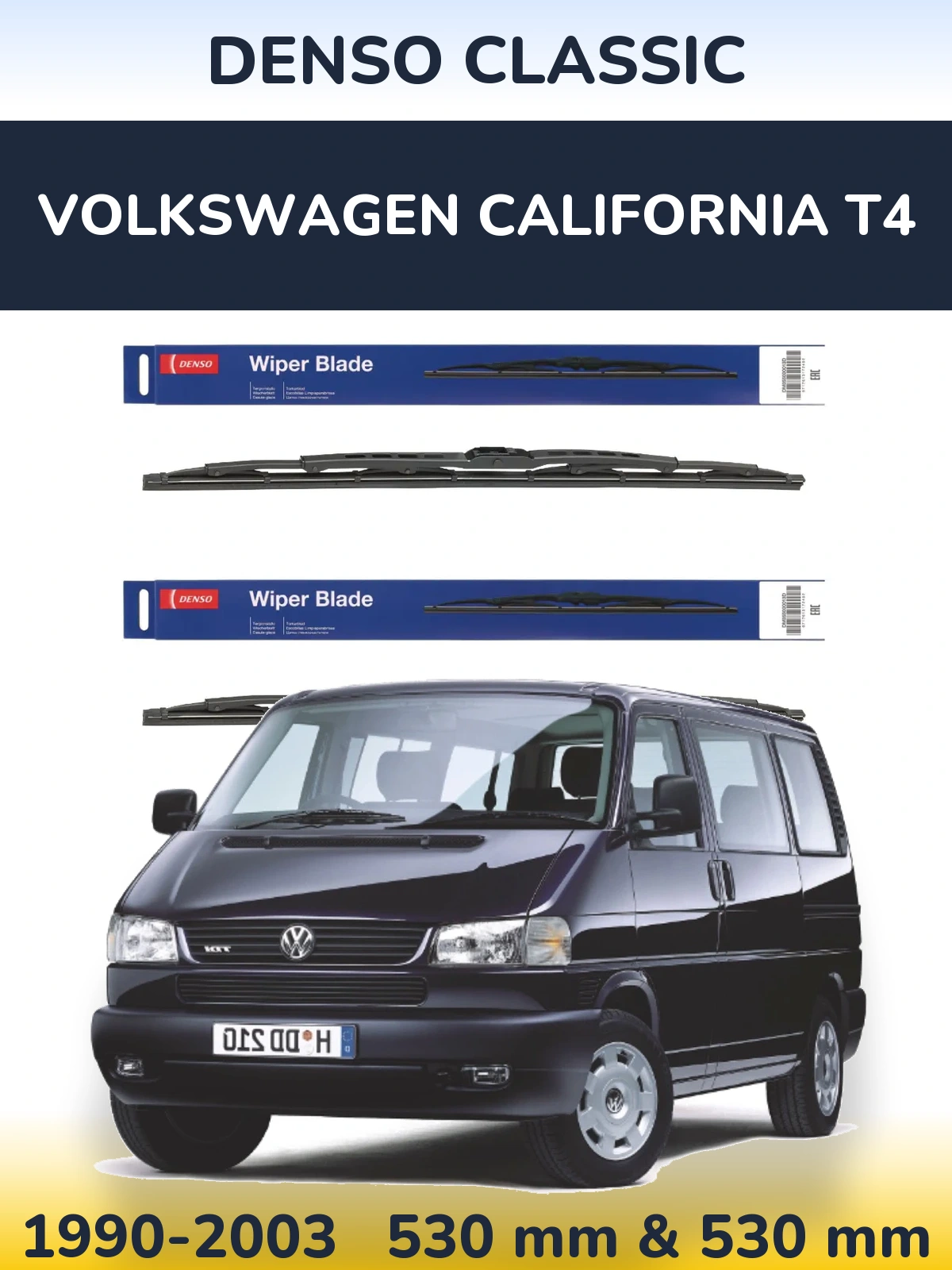 Torkarblad Denso Classic för Volkswagen California T4