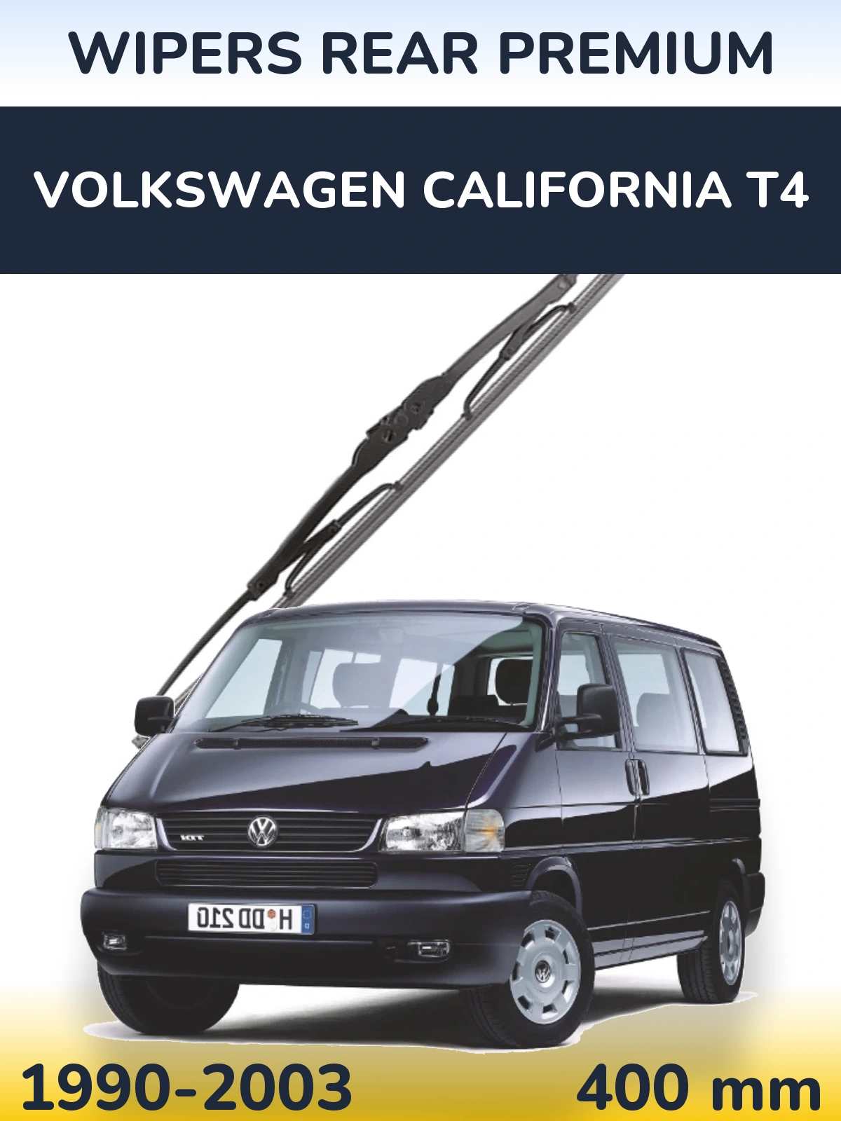 Задня щітка WIPERS REAR PREMIUM 400 мм для Volkswagen California T4 1990-2003
