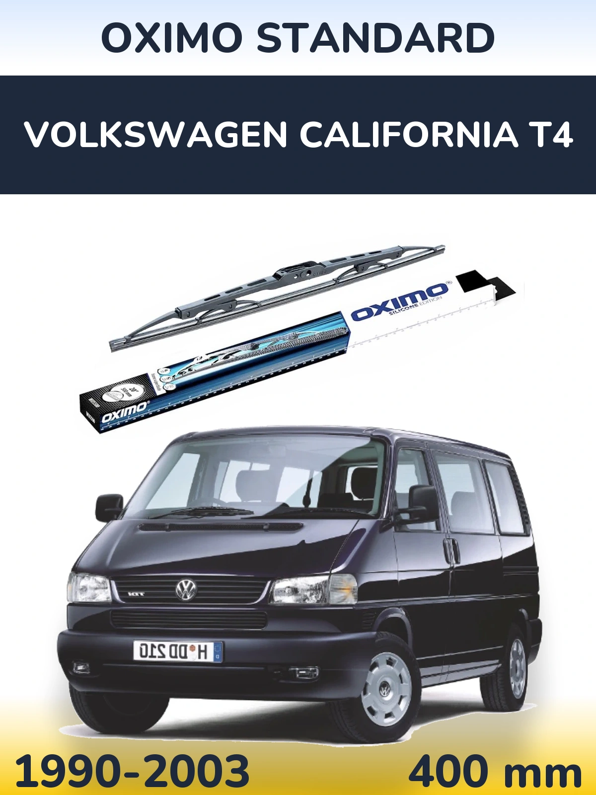 Torkarblad Oximo Standard för Volkswagen California T4